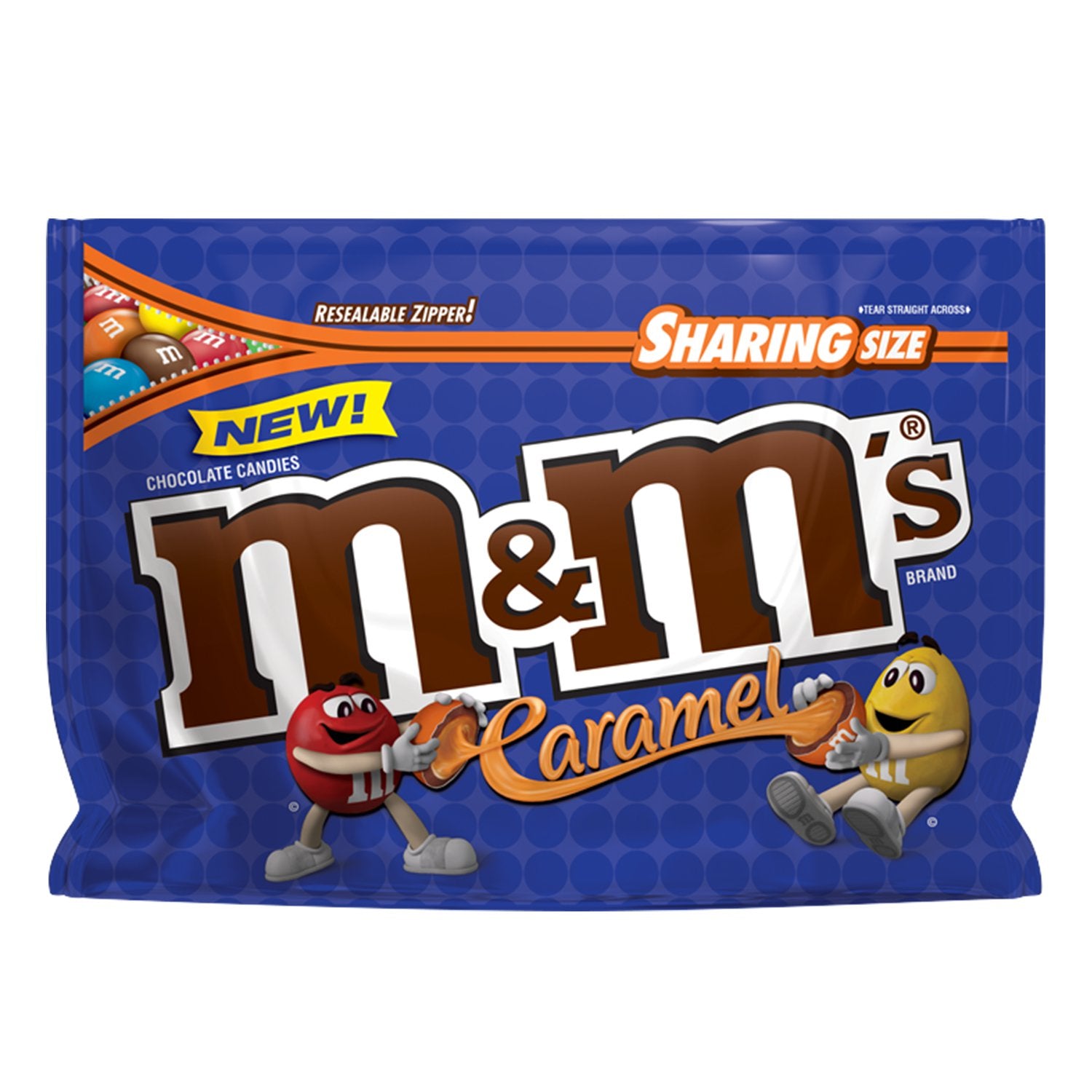 M&M Mars Stand Up Pouch M&M's Caramel 8ct 9.05oz