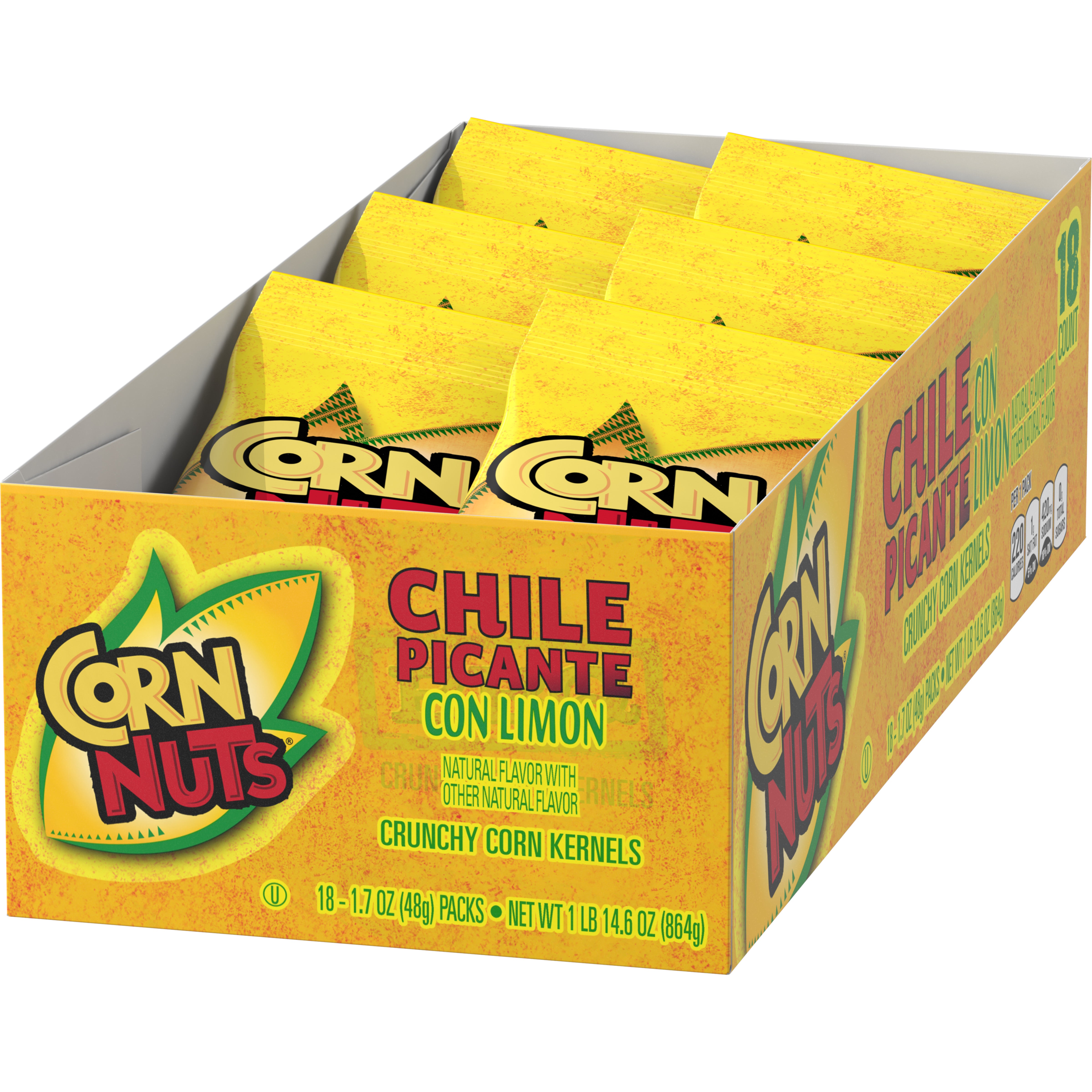 CORN NUTS CHILI PICANTE 1.7oz 12/18ct