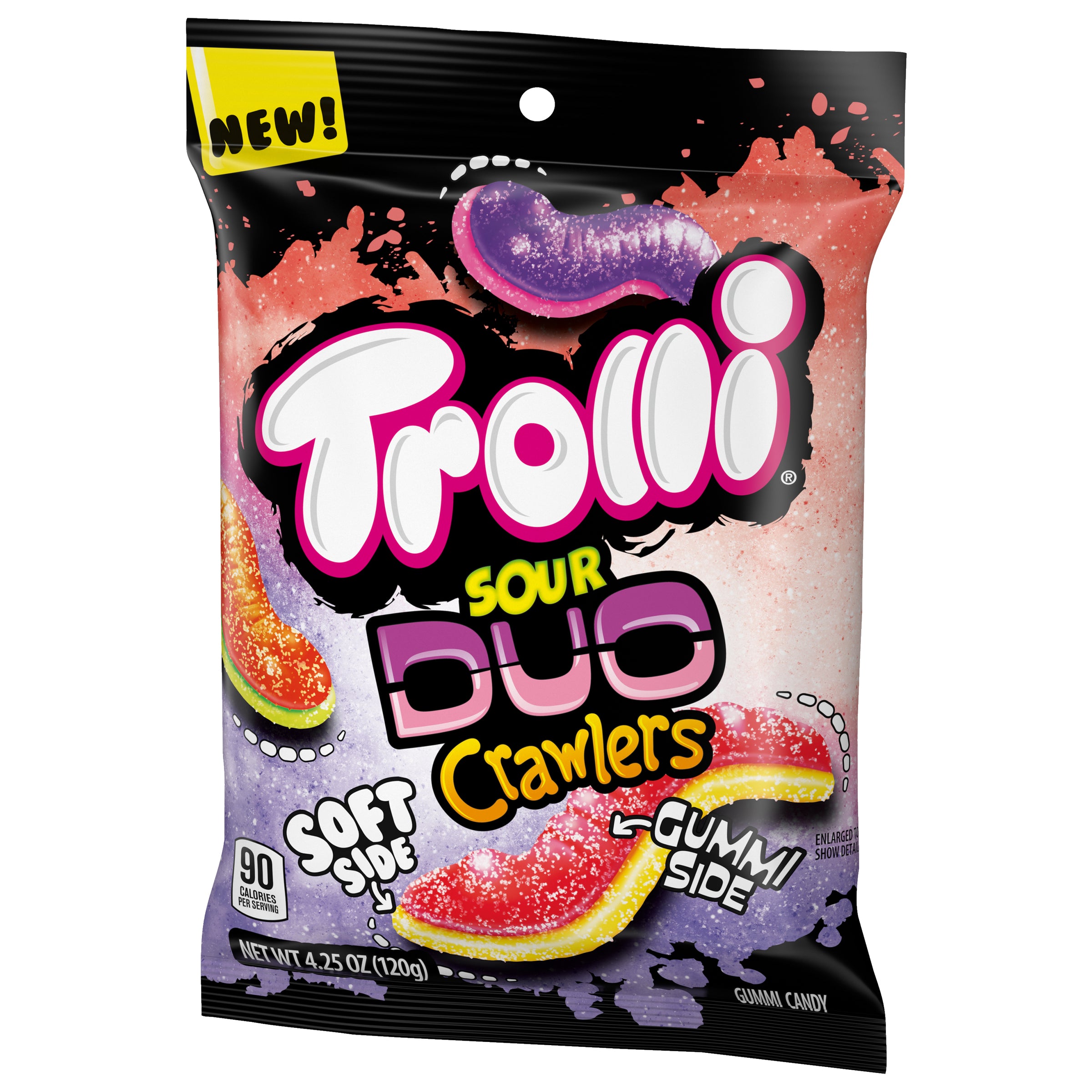 Trolli Peg Bag  Duo Crawlers 4.25oz   1/12ct