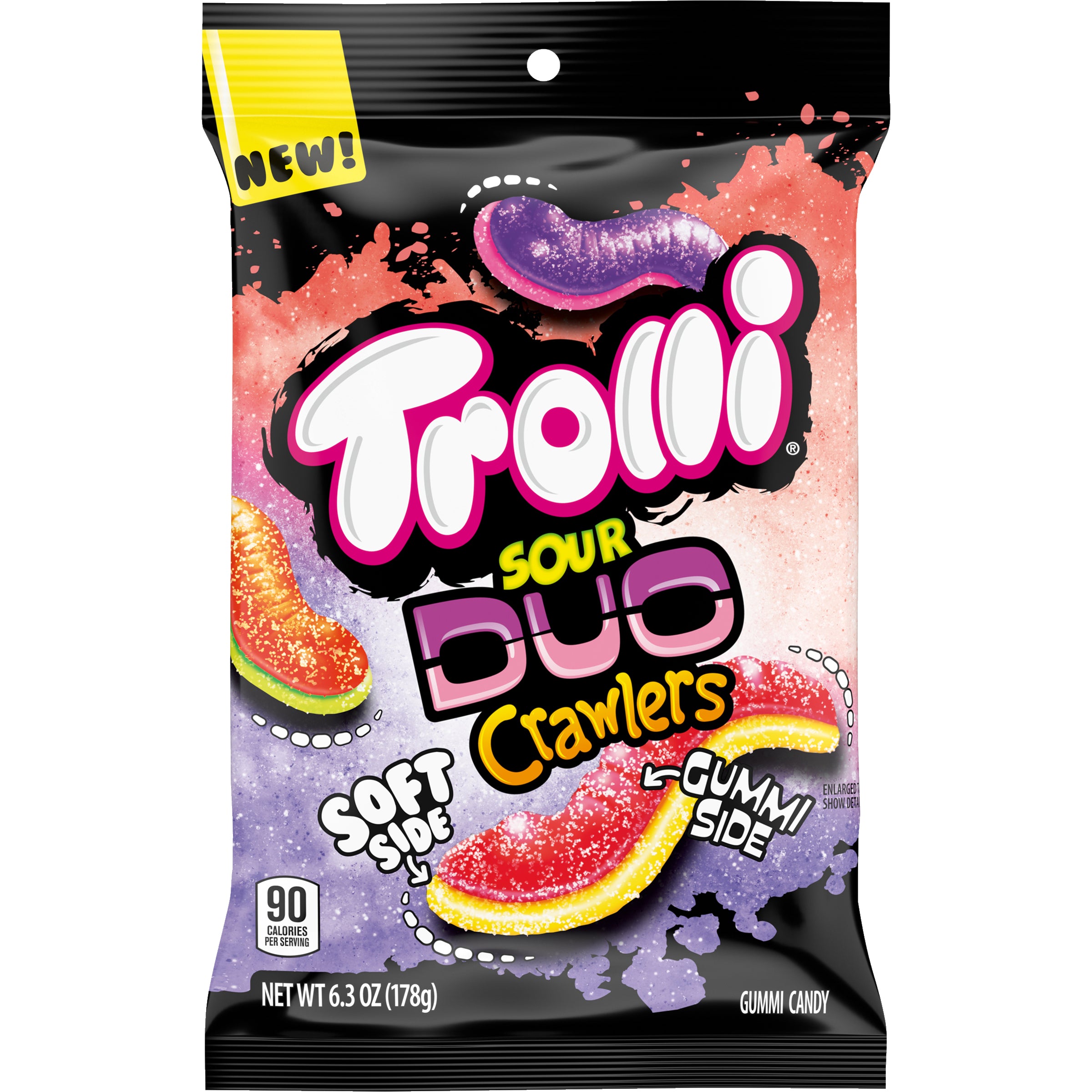 Trolli Peg Bag Duo Crawlers 6.3oz Peg  1/8ct