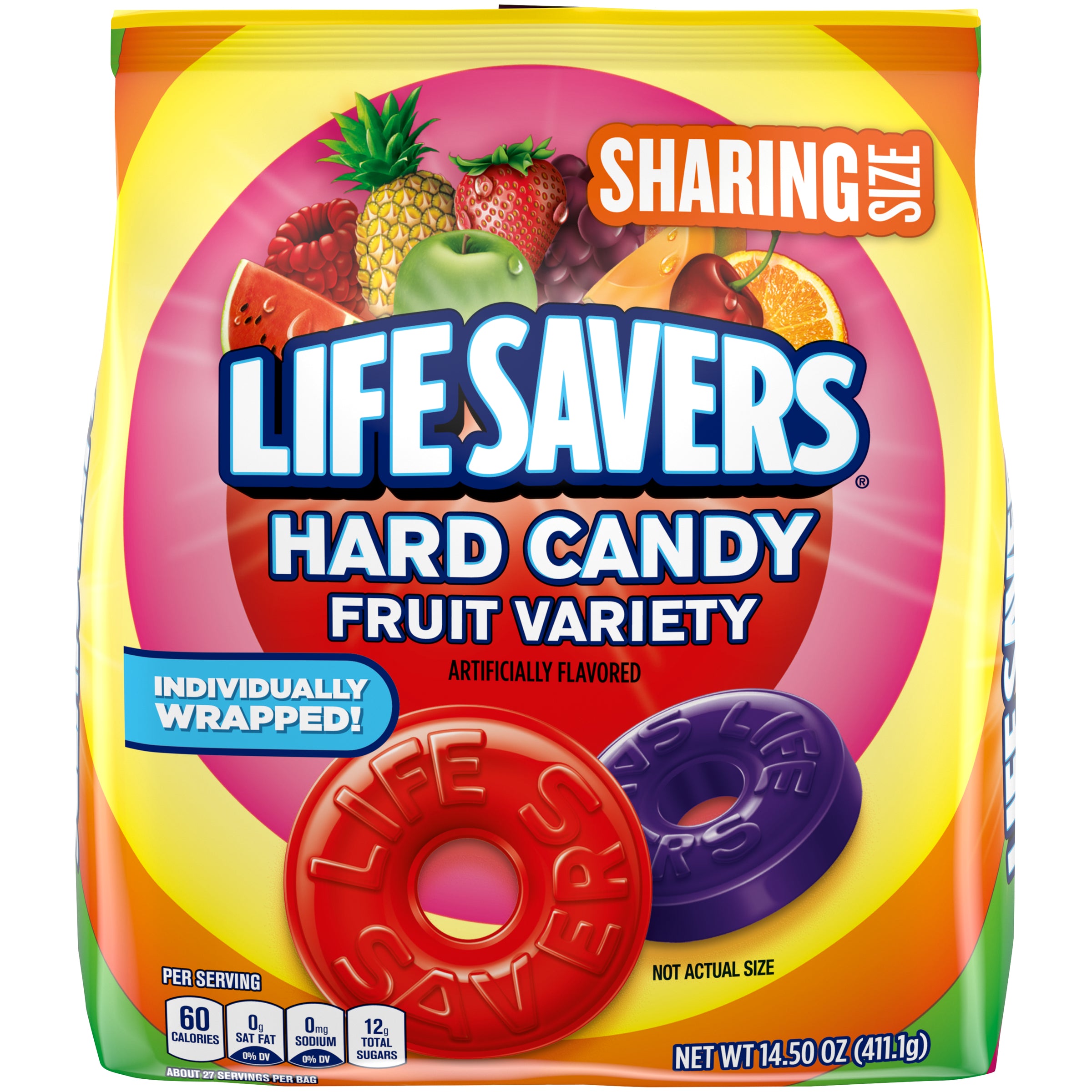 Lifesavers Bag Hard Variety Fruit Flavors SUP 14.5/6ct