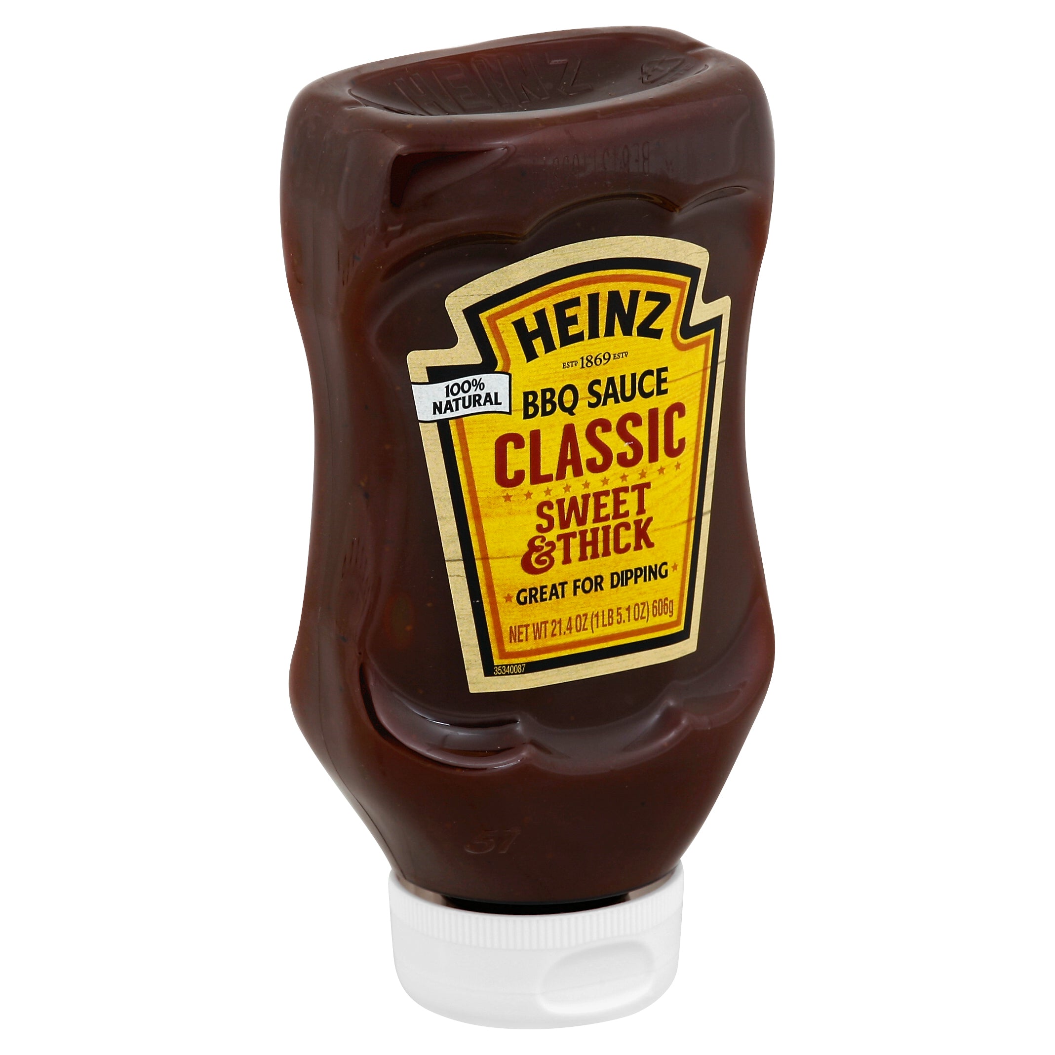 Heinz Classic Orig BBQ Sauce 21.40 oz  1/6ct