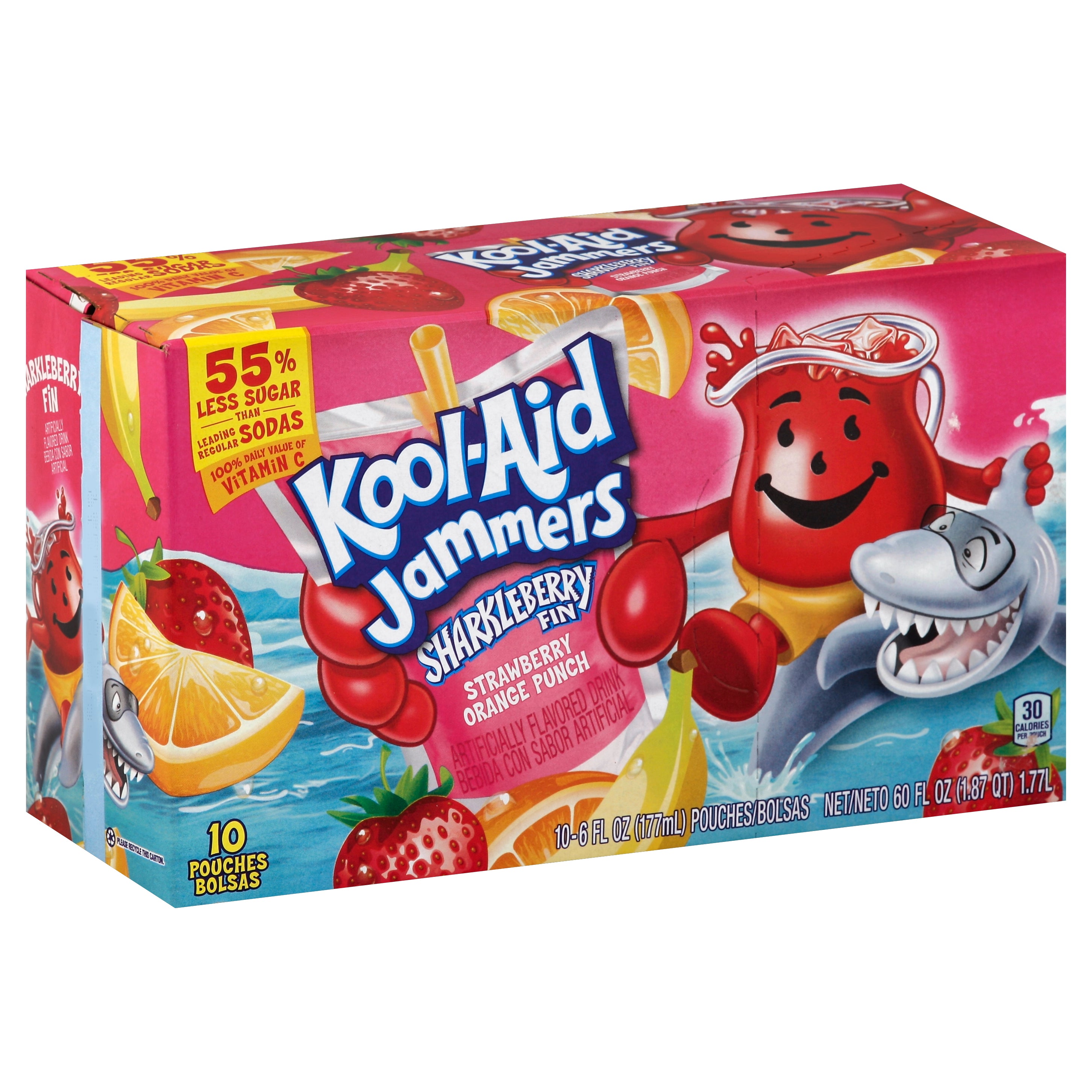 Kool-Aid Jammers Sharkleberry  6oz 4/10ct