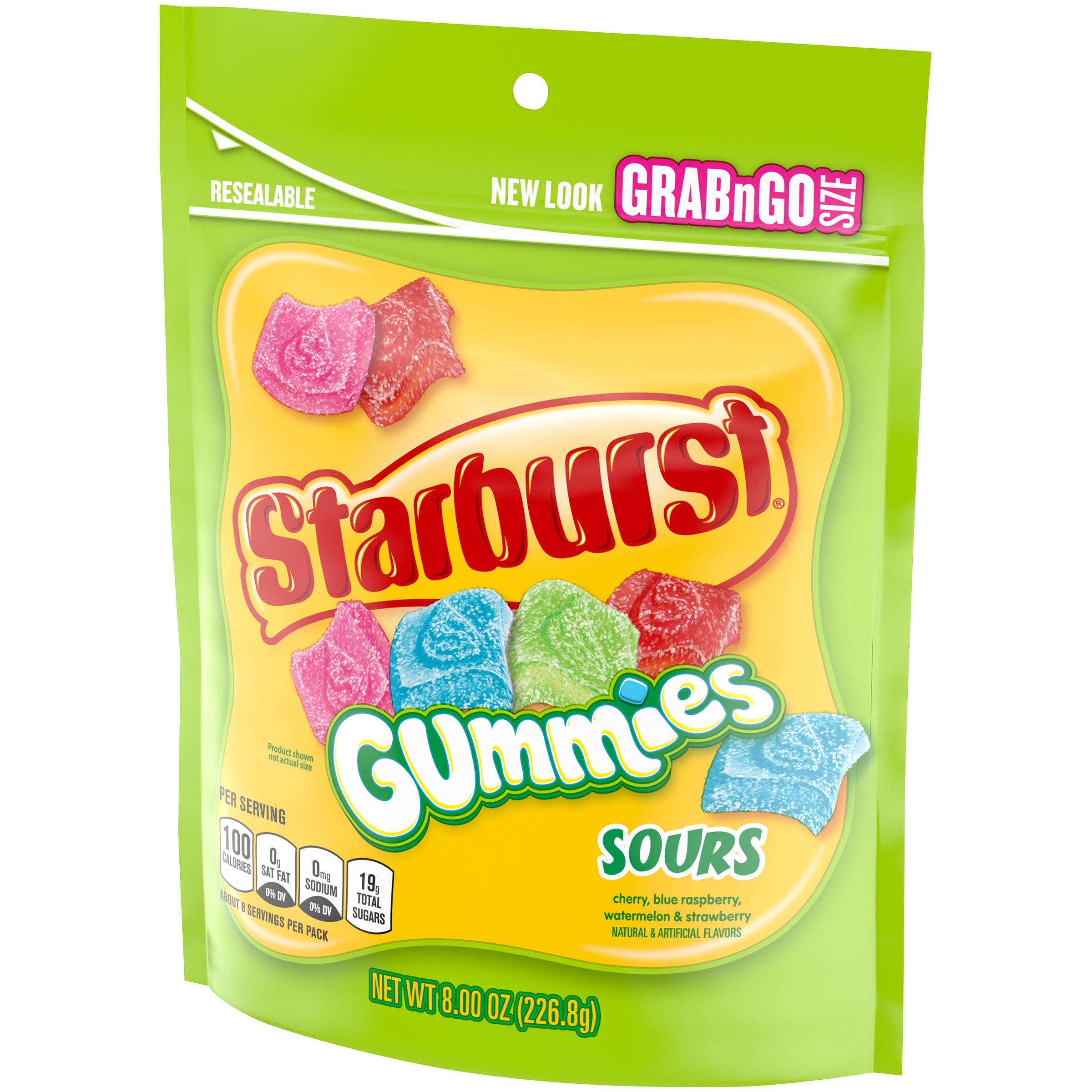 Wrigley Starburst Gummies SUP Sours 8ct 8oz