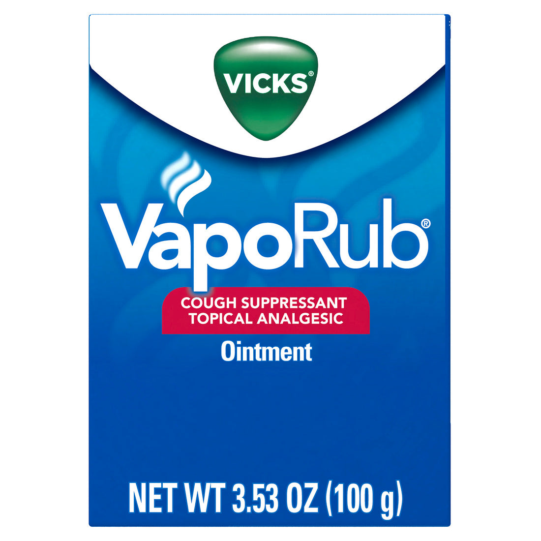 Vicks VAPORIZING DECONGESTANT Ointment Original Flavor 3.53oz