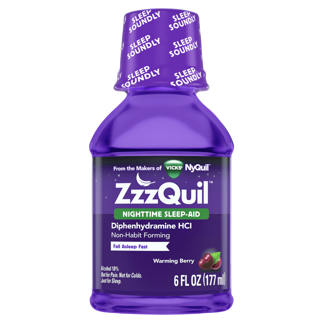 Vicks ZzzQuil Nightime Sleep Aid Syrup Berry 6oz