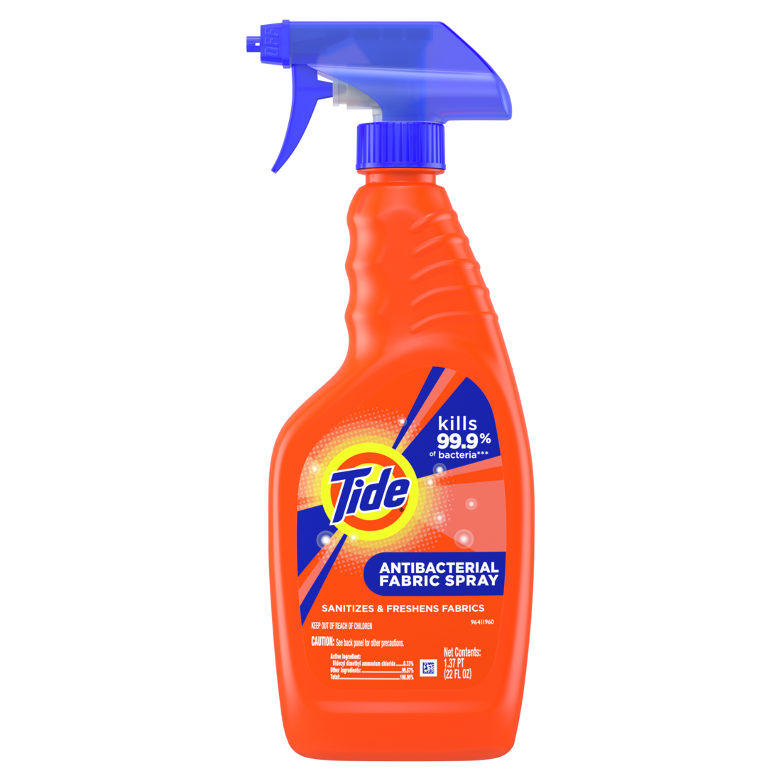 Tide Spray Antibacterial 22oz 1/6ct