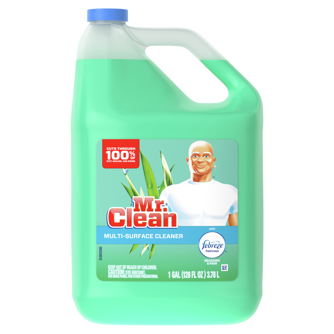 Mr Clean Multi-Purpose Febreze , Meadows & Rain  128oz 1/4ct