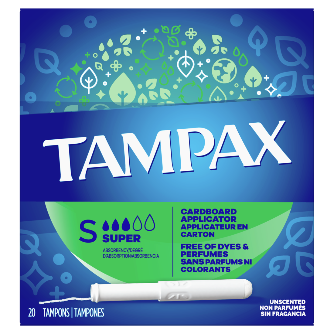 Tampax Super 20ct 4/6ct