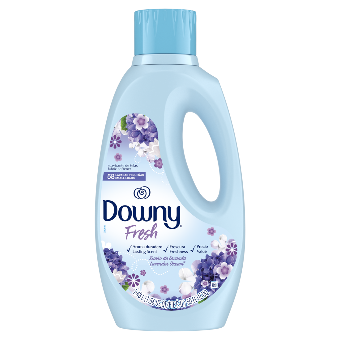 Downy Fresh, Non-Concen Liq Fabric Soft, Lavender Dream,58Loads, 50z 1/4 ct