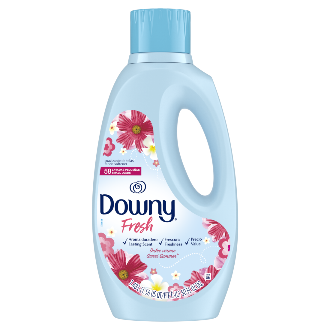 Downy Fresh, Non-Concentrate Liq Fabric Soft, Sweet Summer, 58Loads,50z 1/4 ct