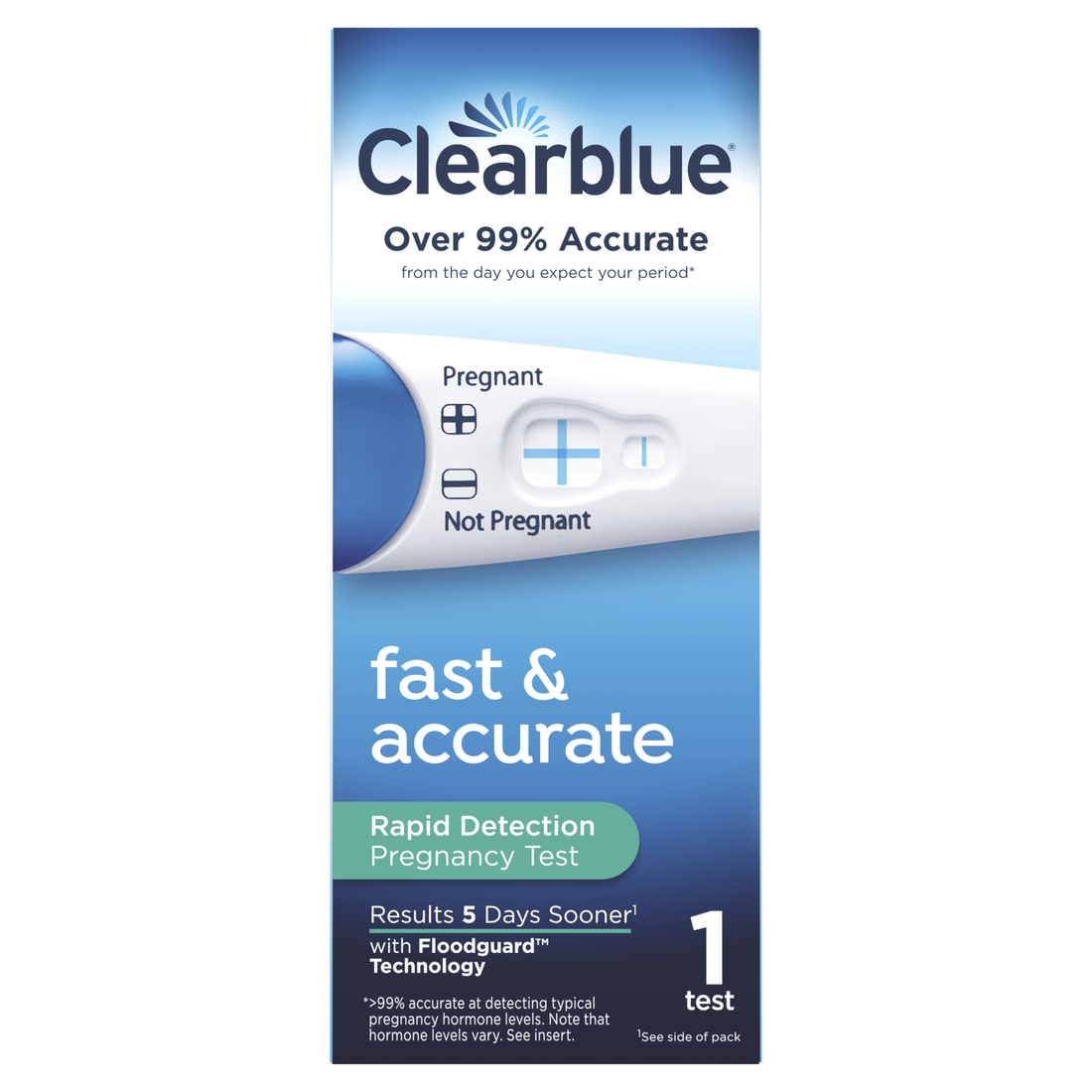 Clearblue Pregnacy VIS CB11 Rapid 1ct 1/24ct