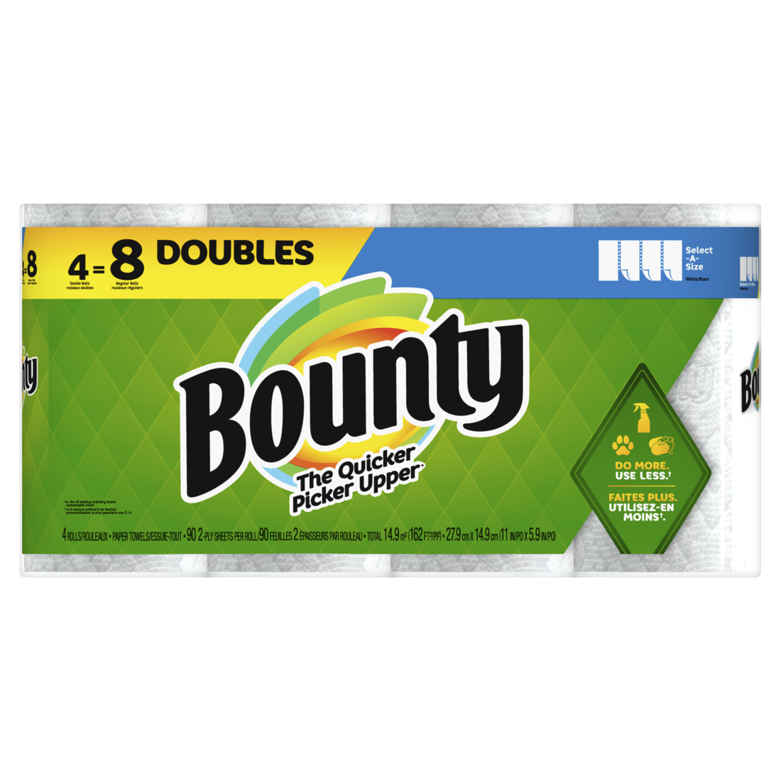 Bounty Towels  SAS WH 90 Sheet KDF XN  6/4DR