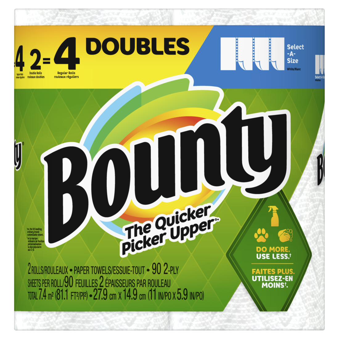 Bounty Towels SAS WH 90 Sheet 6/2DR