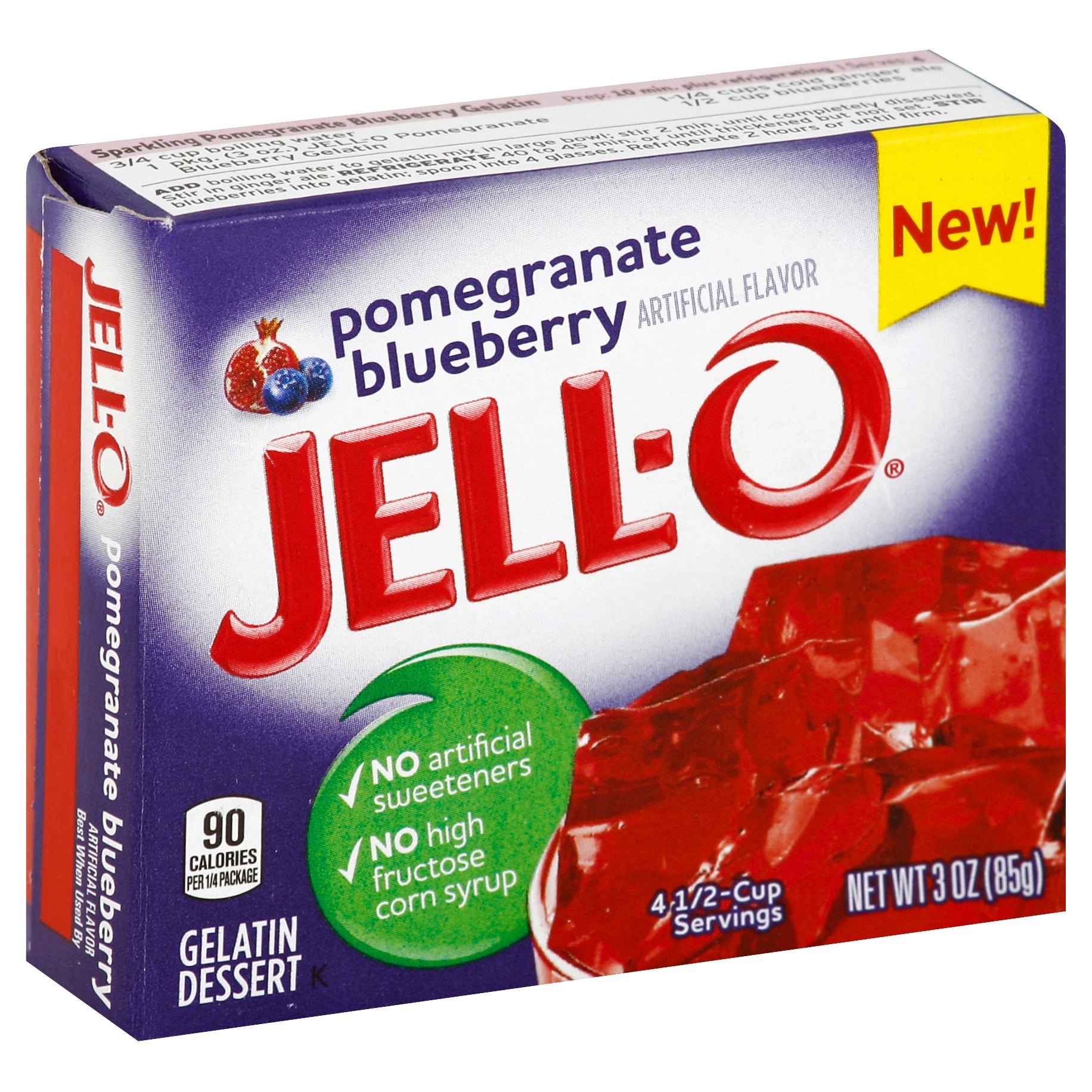 Kraft Jell-O Pomegranate Berry 24ct 3oz