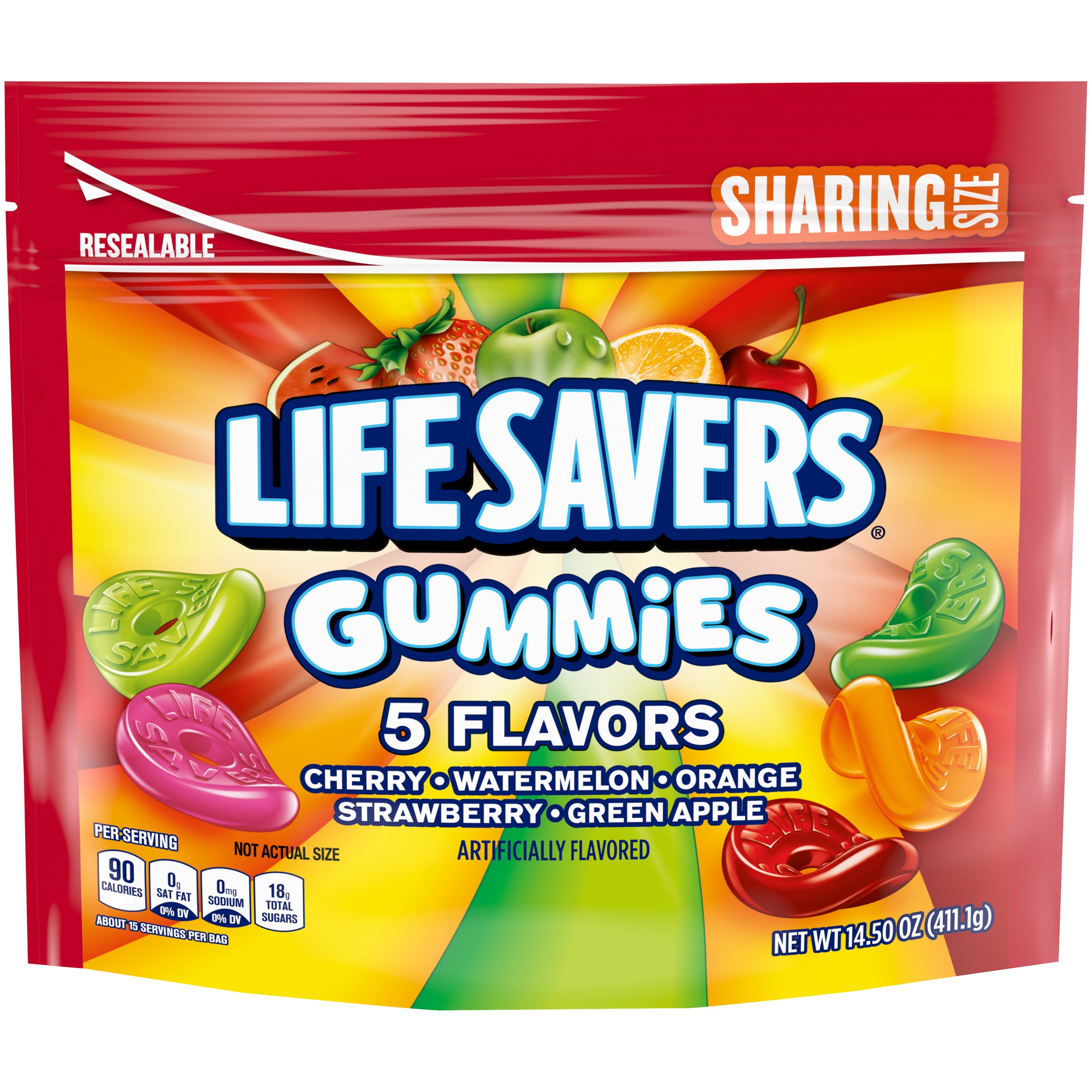 Wrigley Z_Special Order Lifesavers Gummies 5 Flavors SUP  6ct 14.5oz