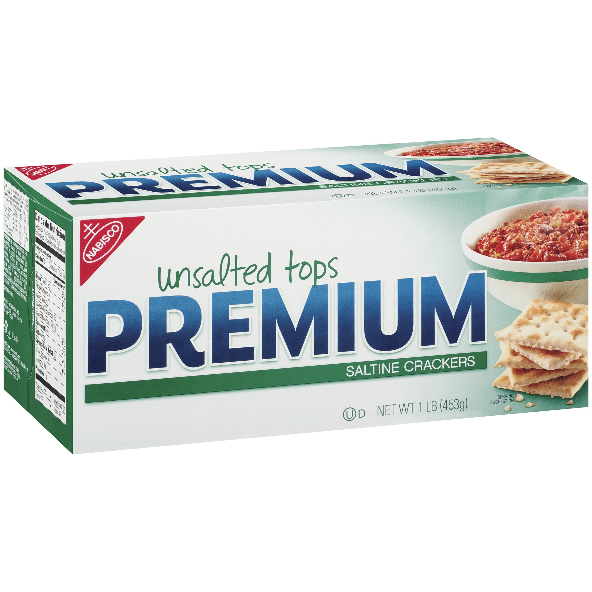 Premium Unsalted Crackers 12ct 16oz