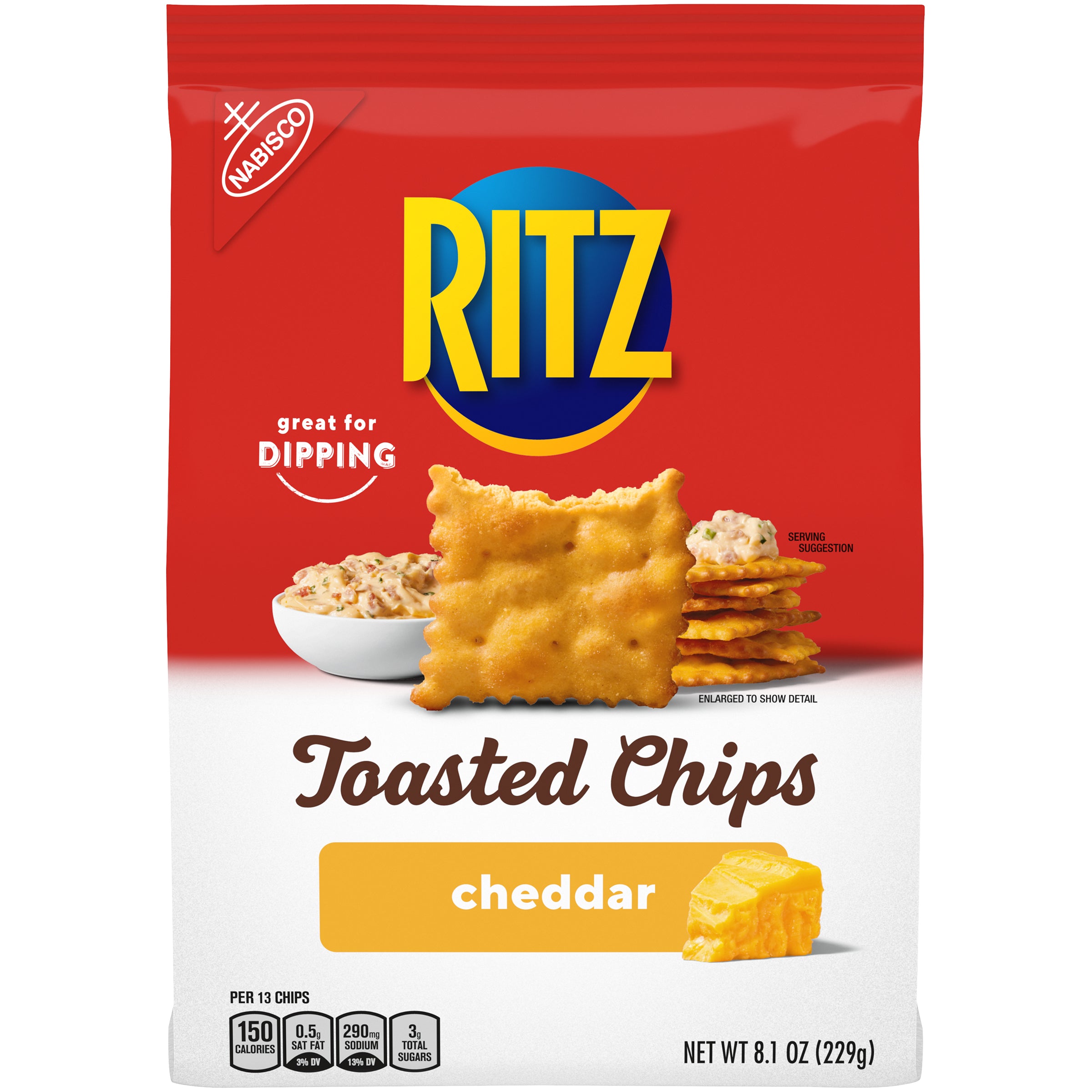 Ritz Chips Cheddar 6ct 8.1oz