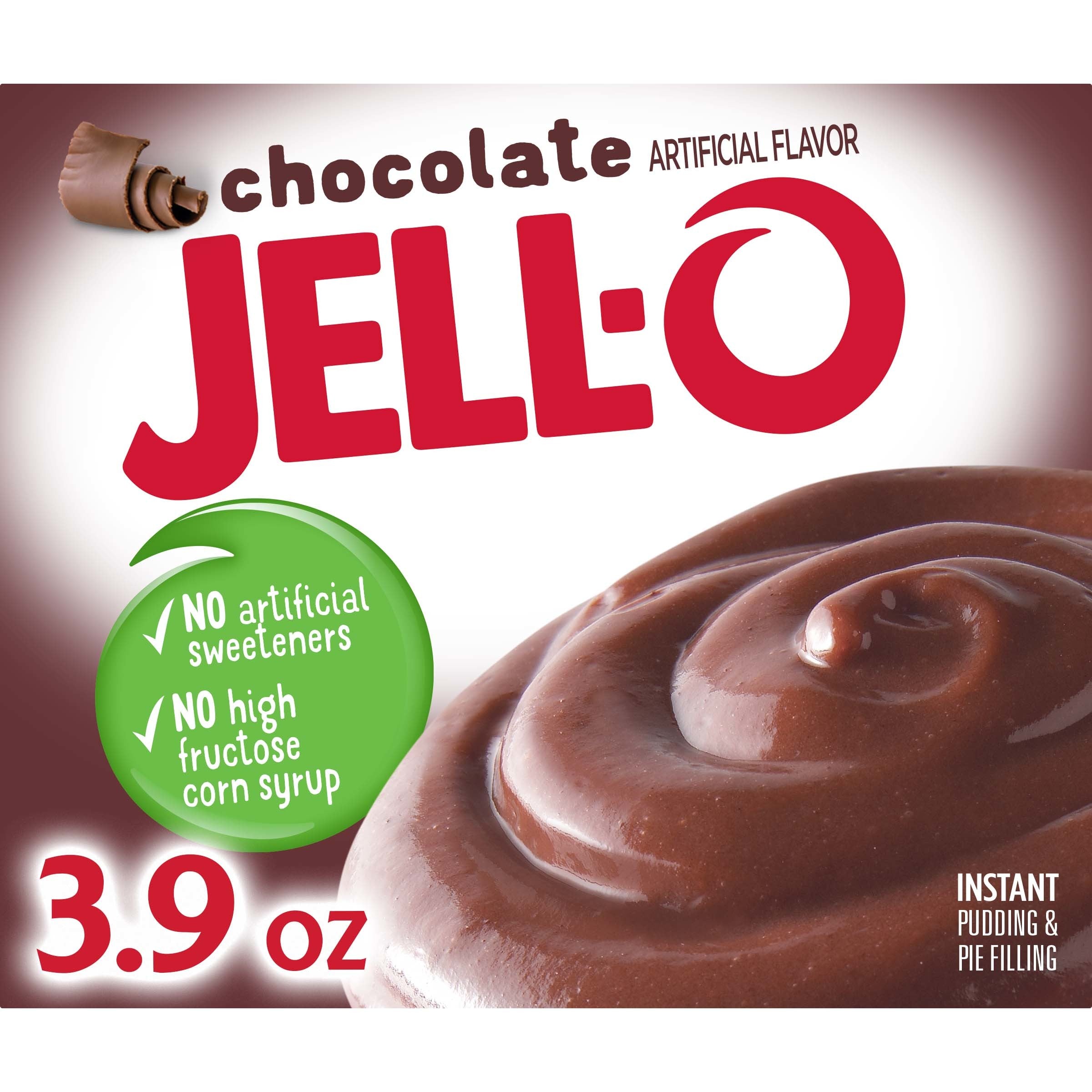 Kraft Grocery Jell-O Instant Pudding Chocolate 24ct 3.9oz