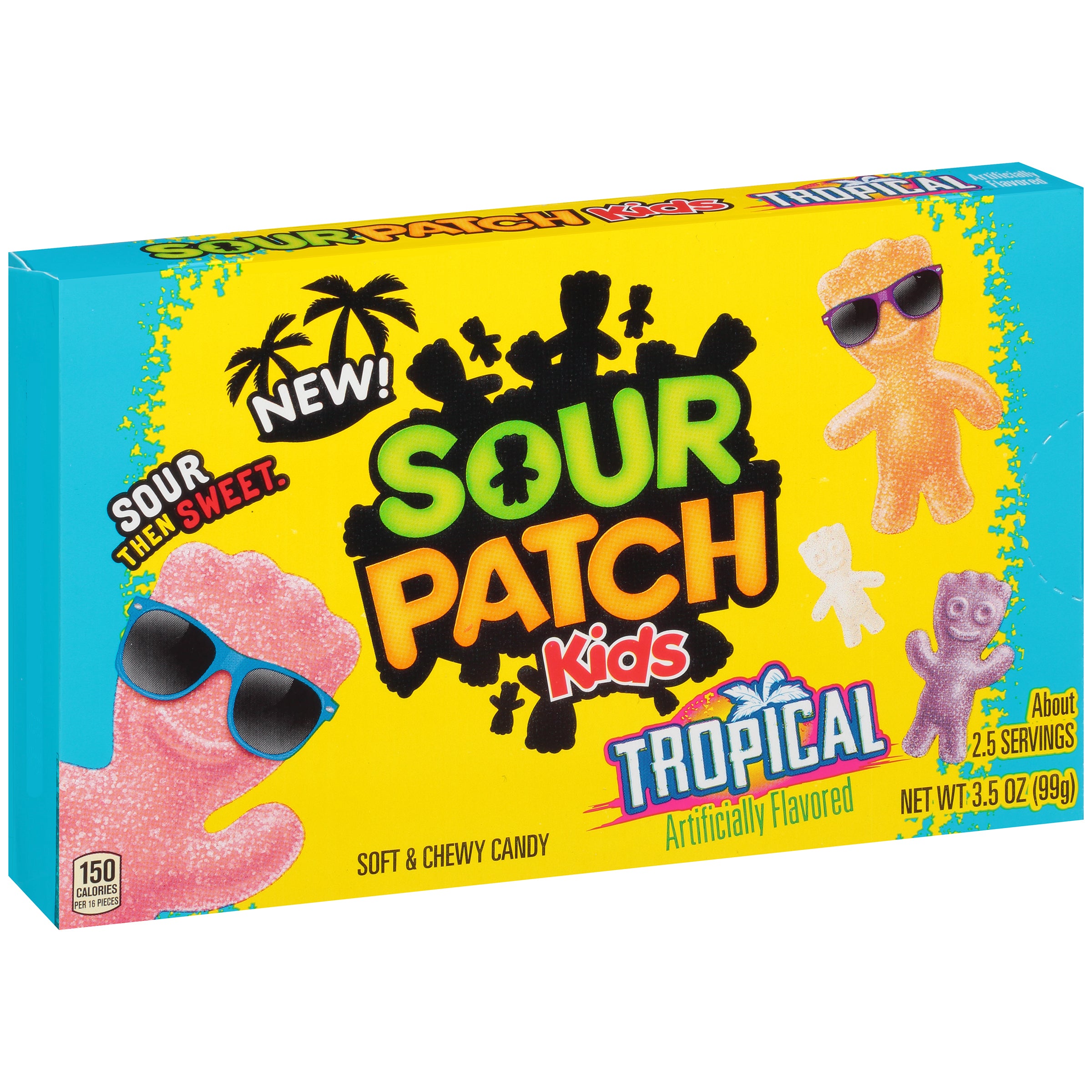 Sour Patch Kids  TROPICAL Theater box 3.5 oz