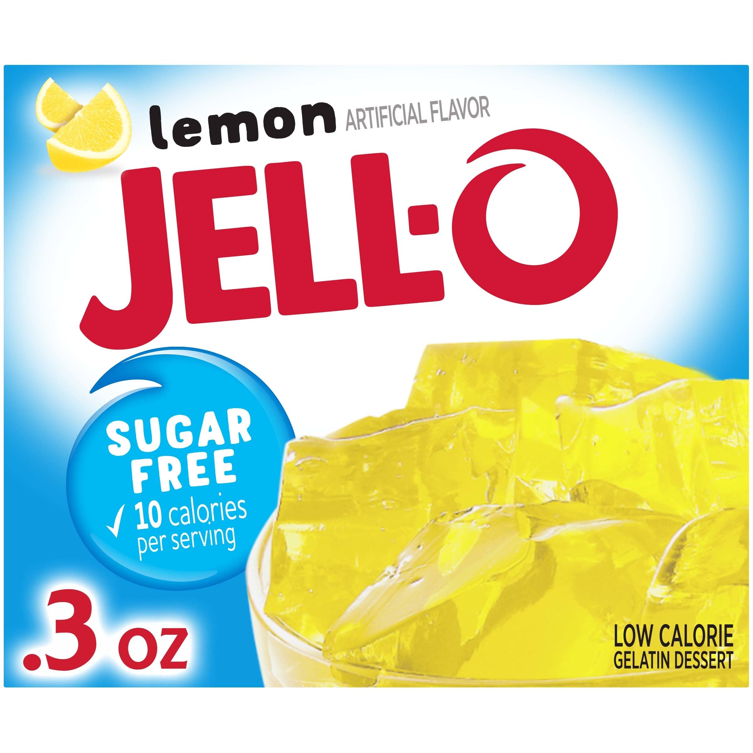 Kraft Jell-O Sugar-Free Lemon 24ct 0.3oz