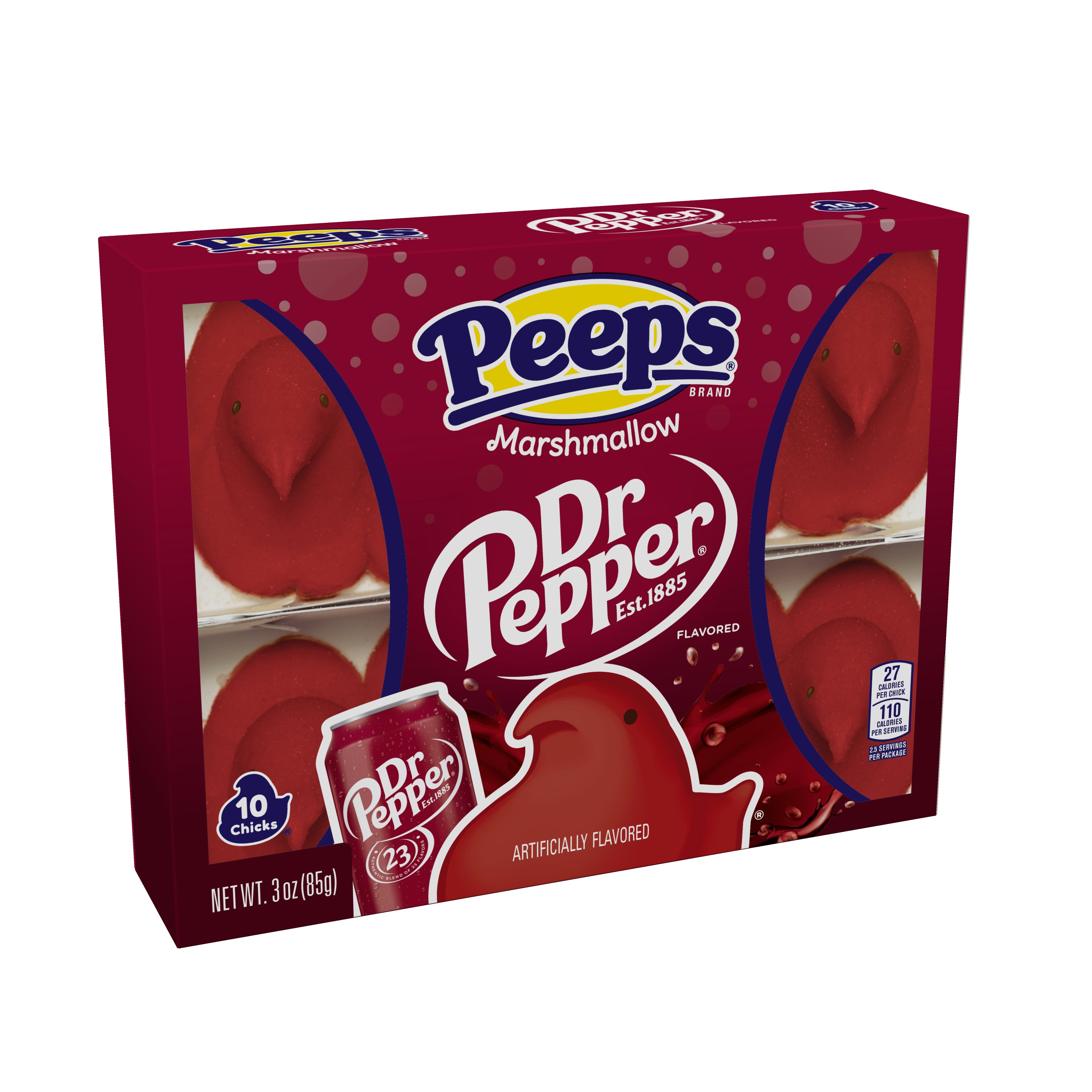 PEEPS¬Æ 10CT CHICKS DR PEPPER FLAVOR 36CT DRC