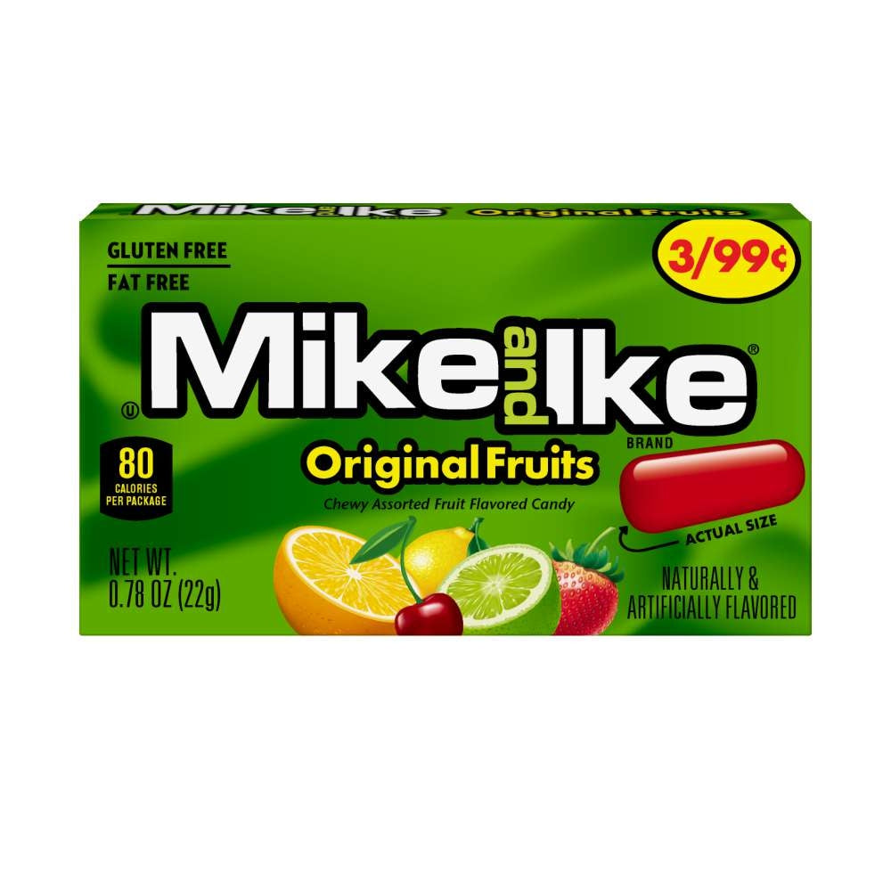 Mike & Ike Chgmkr PP 3/$.99 Original .78oz 16/24ct