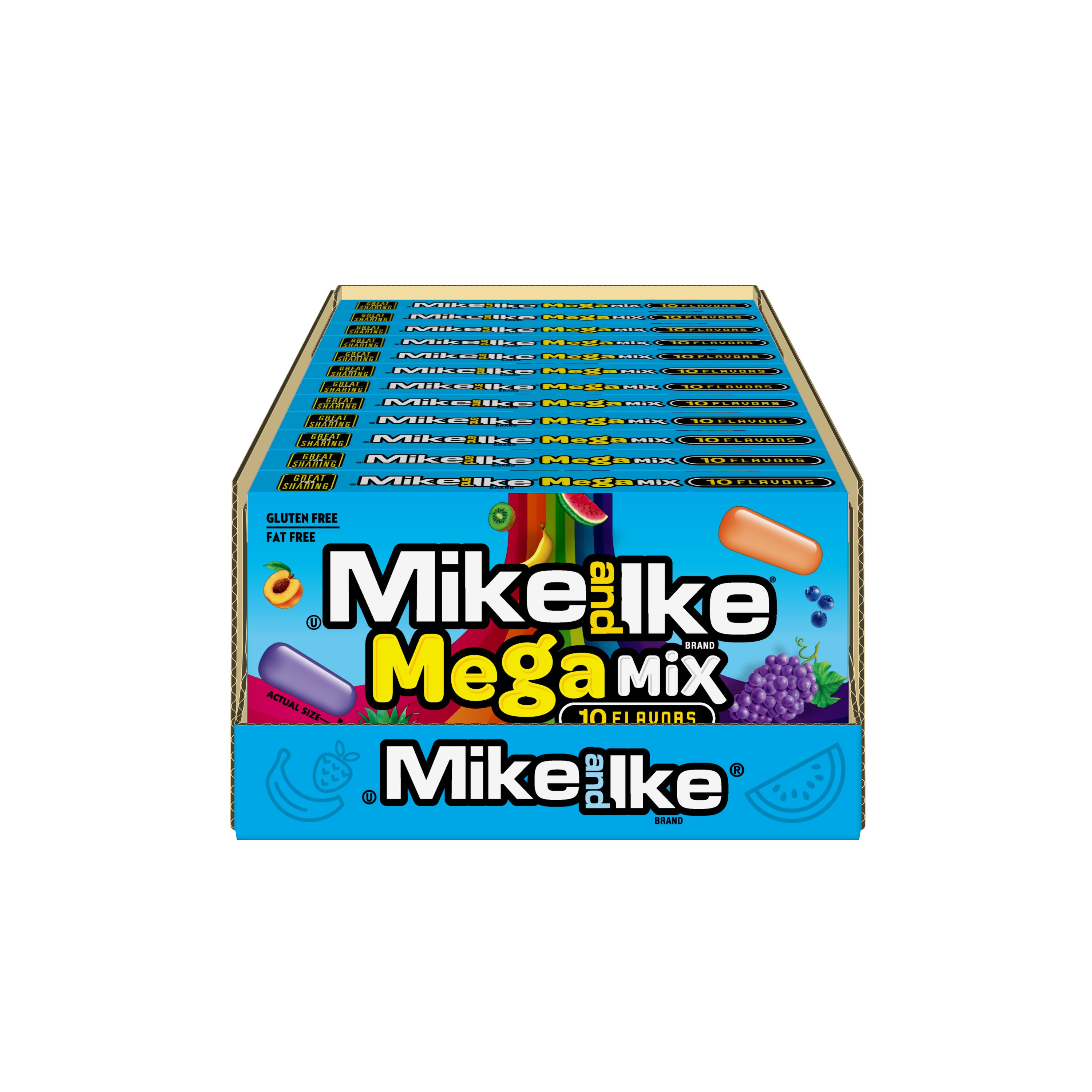 Mike & Ike Theater Box Mega Mix 4.25oz 1/12ct