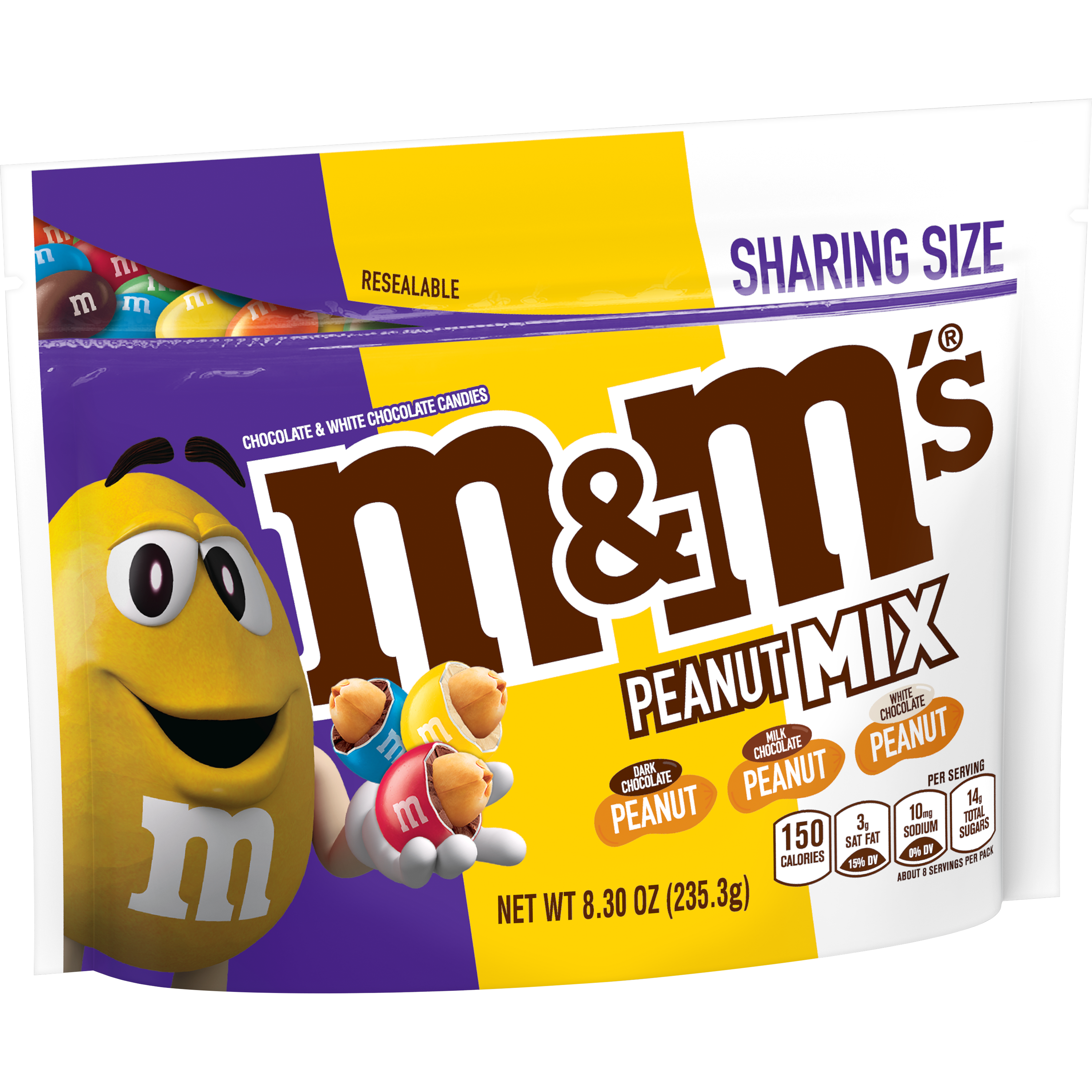 M&M's Peanut Mix SUP 8.3oz 1/8ct