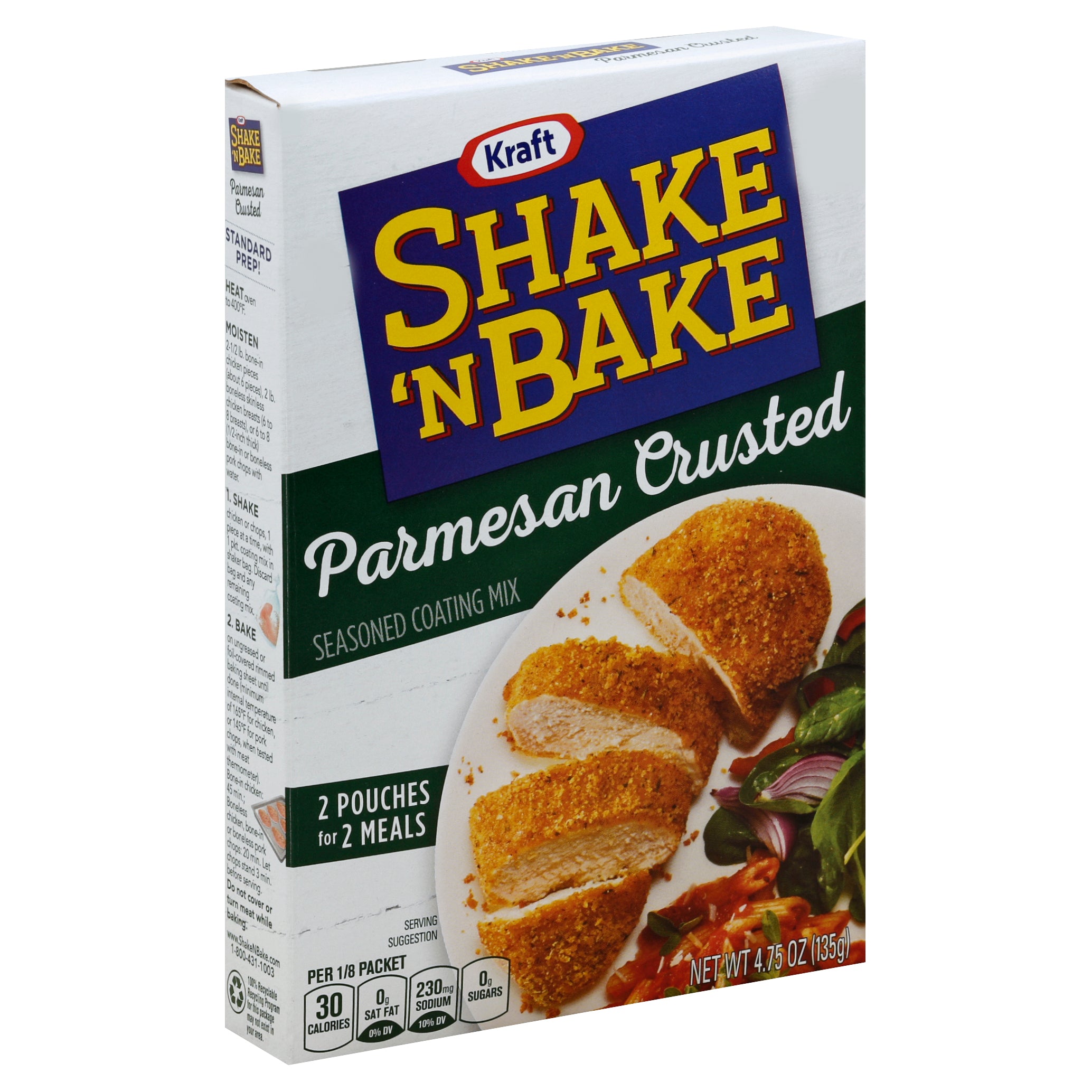 Kraft Grocery Shake N Bake Parmasan 8ct 4.75oz