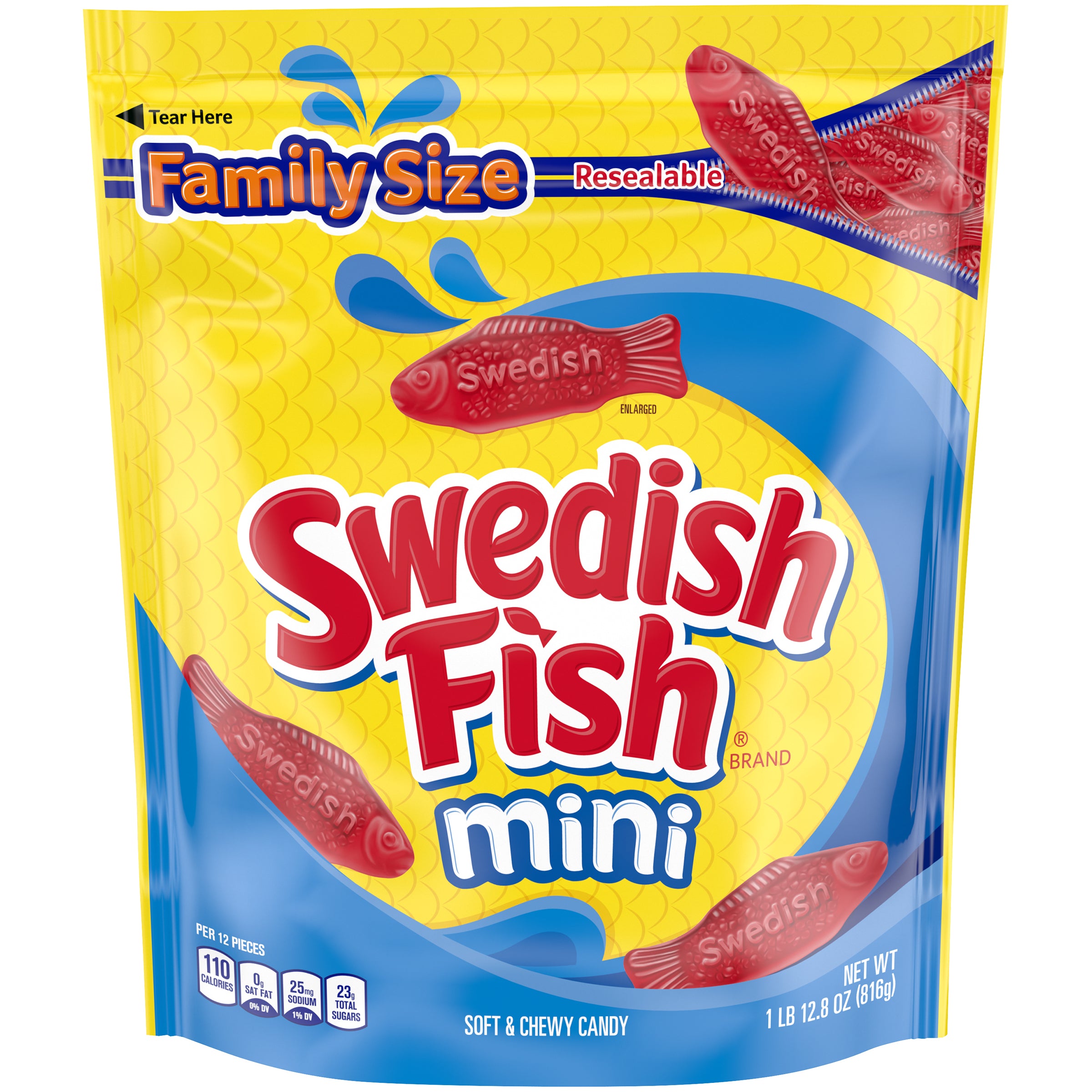 Mondelez 1.8 lb Bags Swedish Fish Red 1/4ct