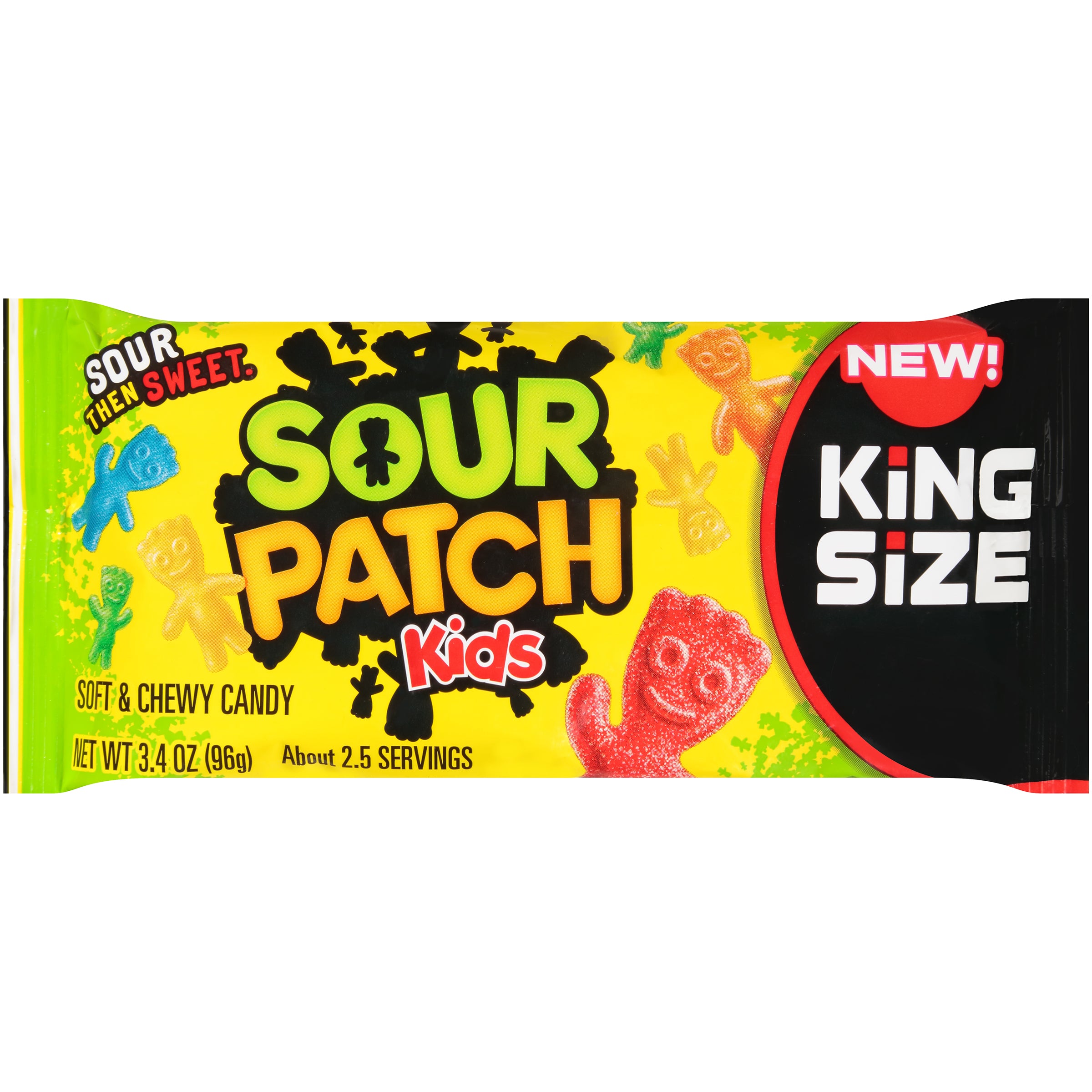 Mondelez King Size Candy 3.4 oz Sour Patch Kids 8/18ct 3.4oz