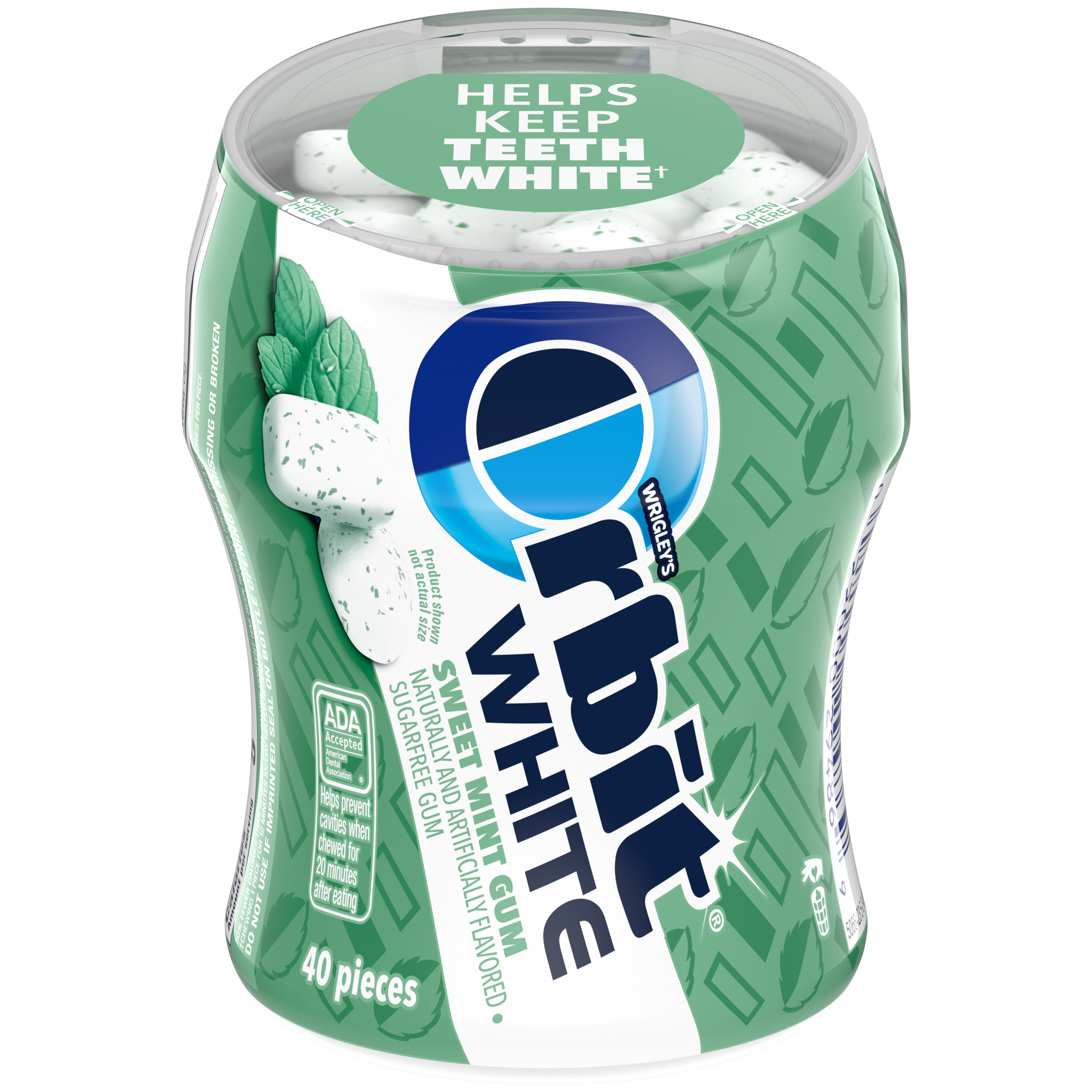 Orbit Gum Bottle Sweet Mint 2.82oz(40pc) 4/4ct