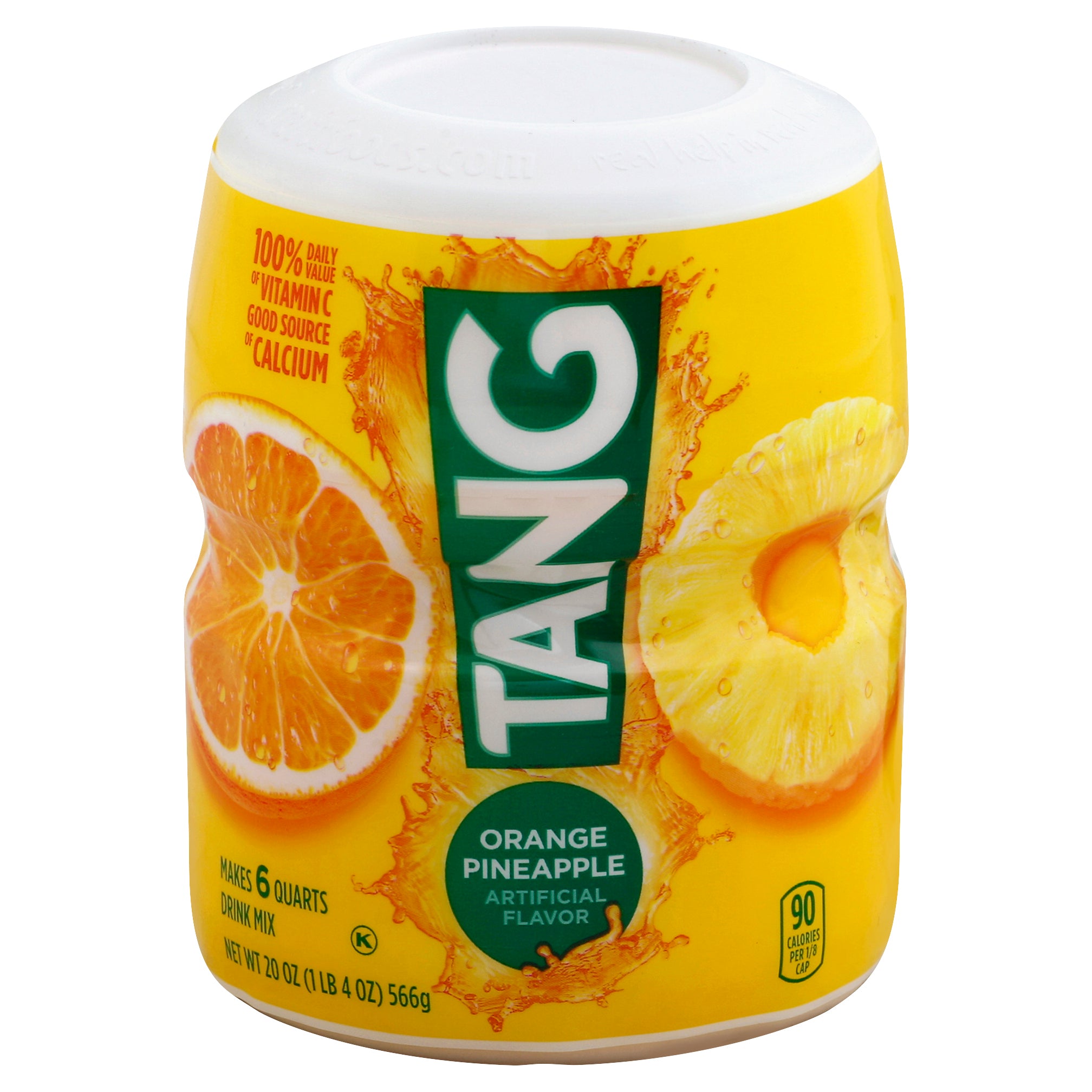 Kraft Tang Canister 6QT Orange Pineapple 12ct 20oz