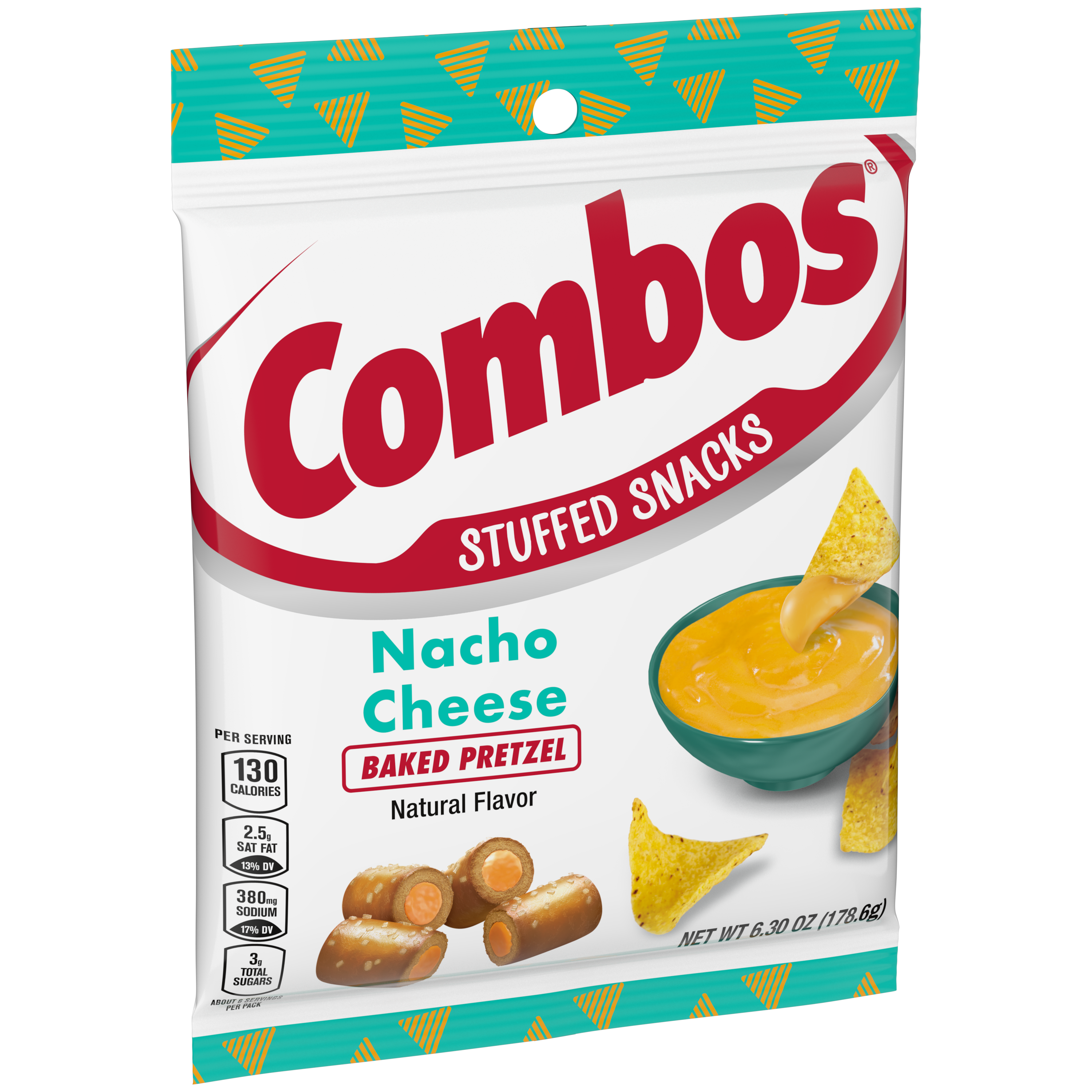 Combos Bag  Nacho Cheese Pretzel 6.3oz  1/12ct