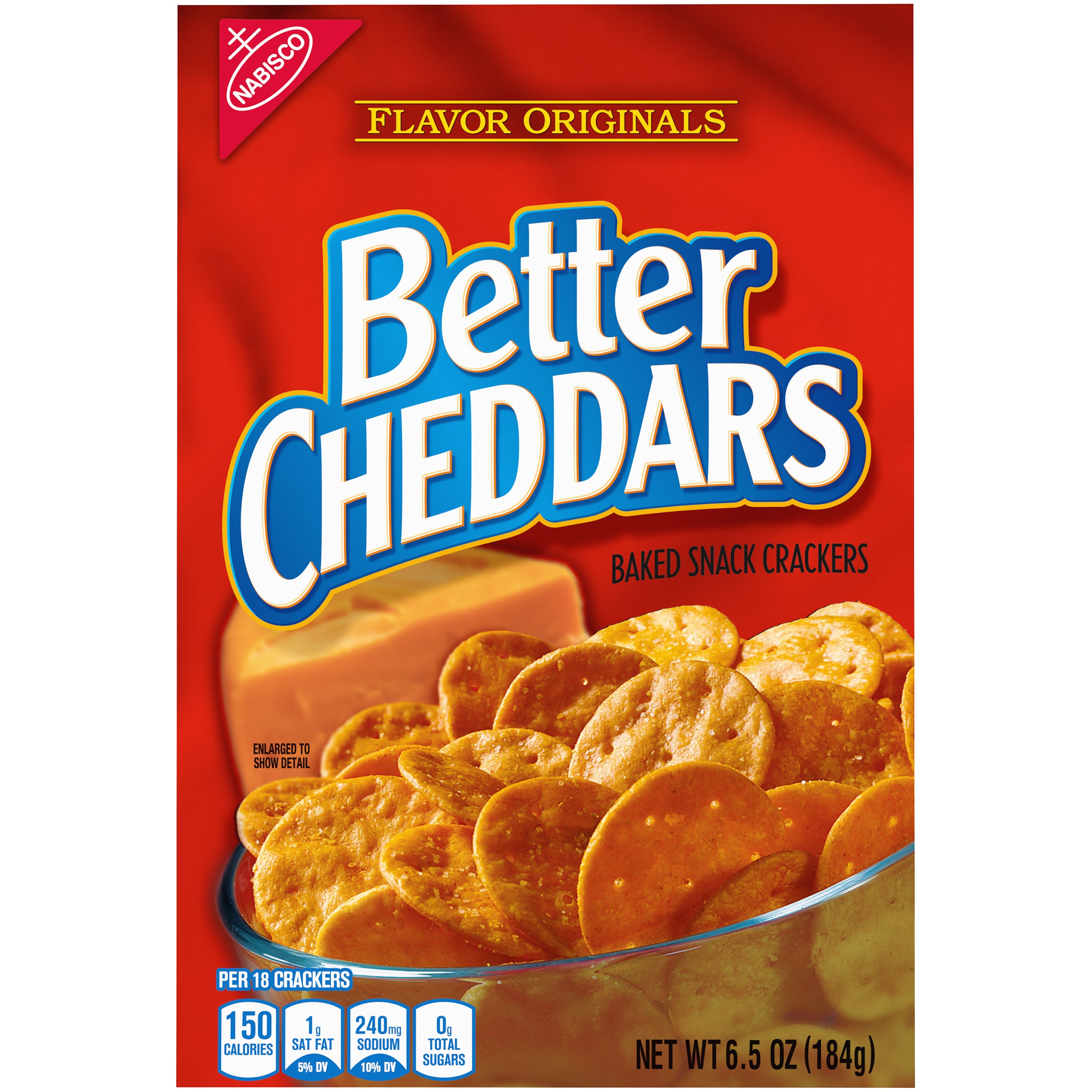 Mondelez Grocery Flavor Originals Better Cheddars 6ct 6.5oz