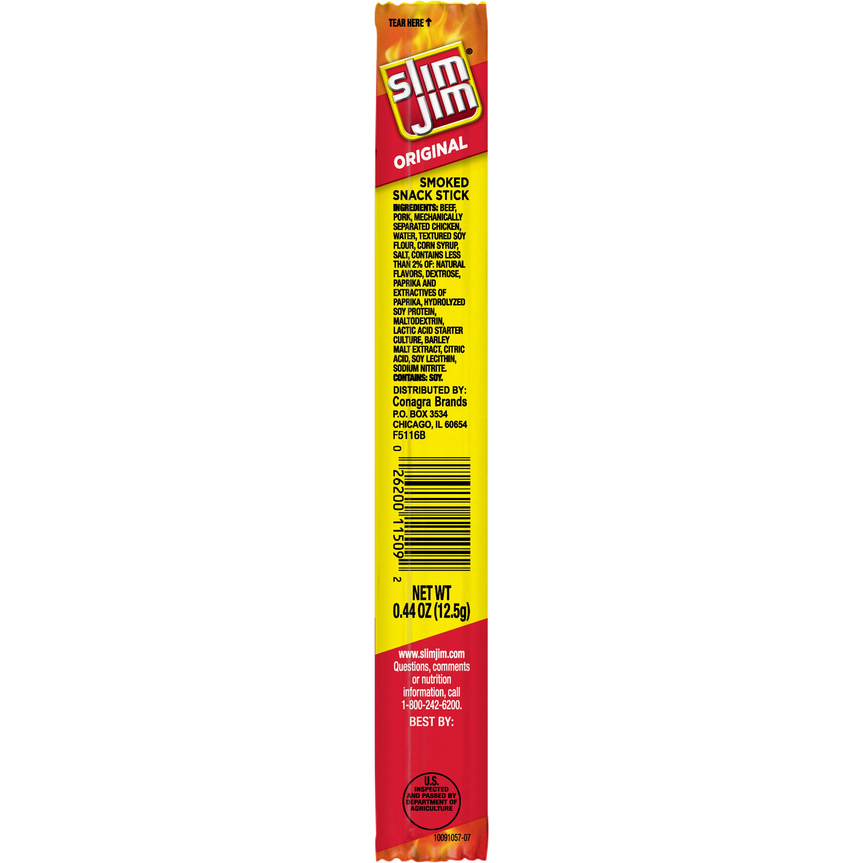 Slim Jim  Original 4/100ct 0.44oz