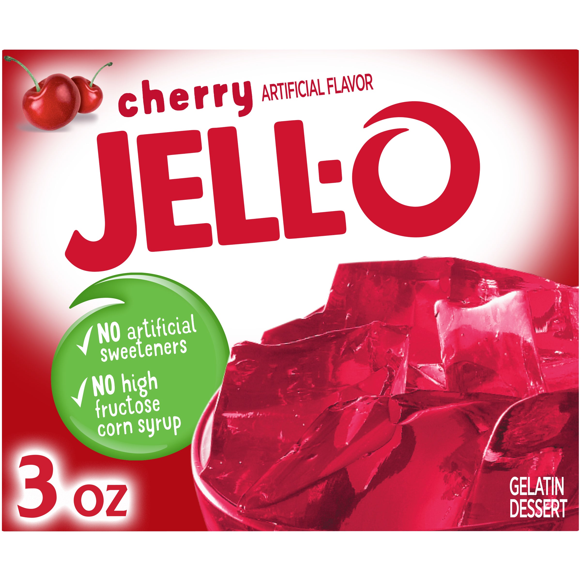 Kraft Jell-O Cherry 24ct 3oz