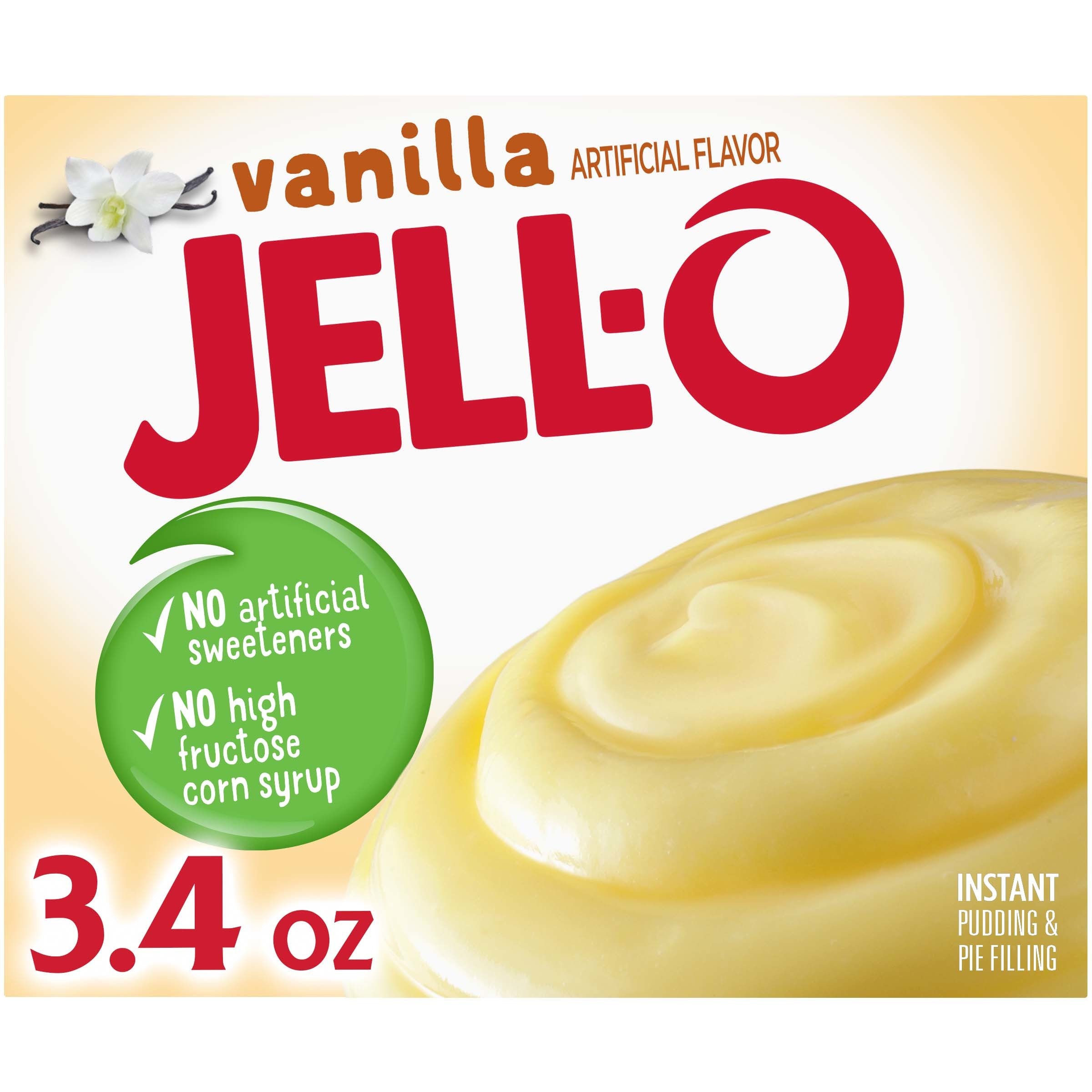 Kraft Grocery Jell-O Instant Pudding Vanilla 24ct 3.4oz