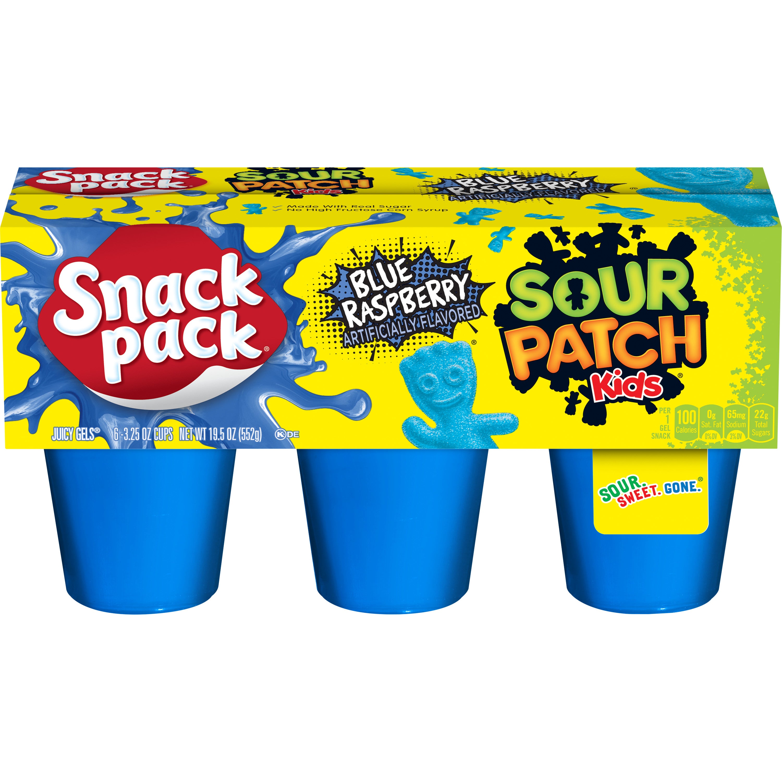 Snack Pack Gel Blue Sour Patch 8/6/3.25z